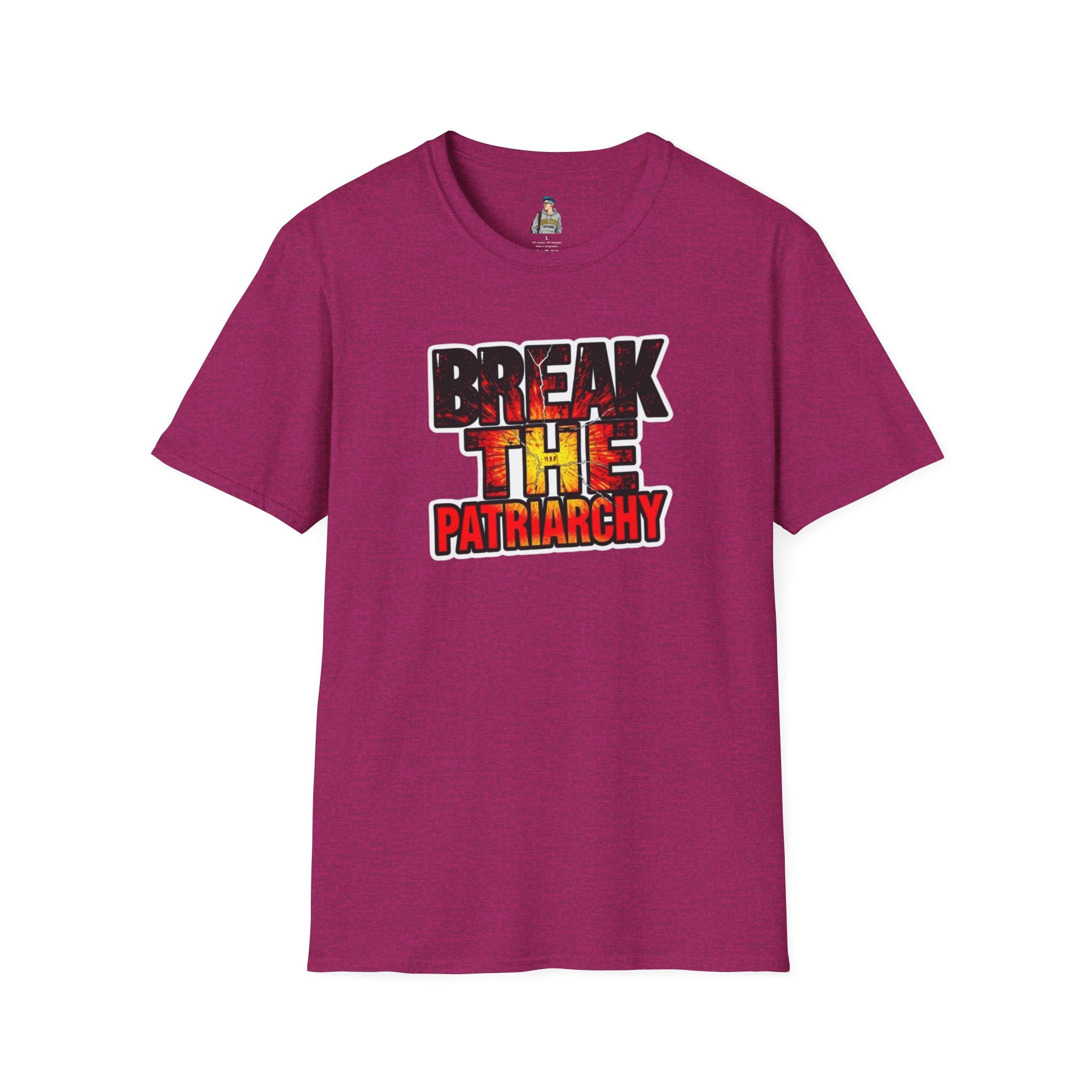 Break the Patriarchy Unisex Softstyle T-Shirt - Empowerment Wear for Social Change