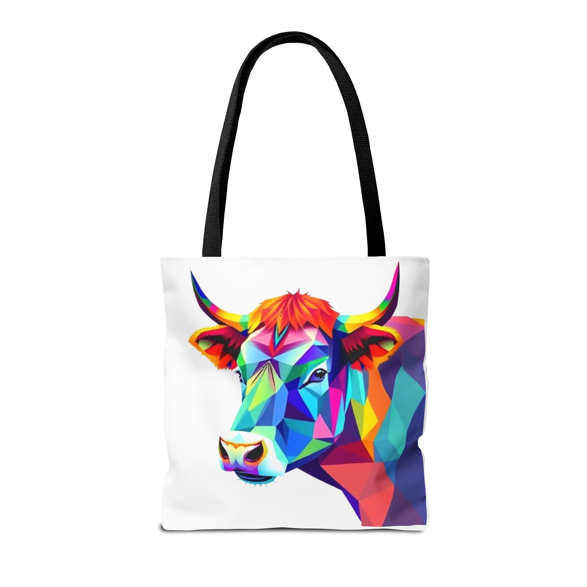 Colorful Cow Design - Tote Bag