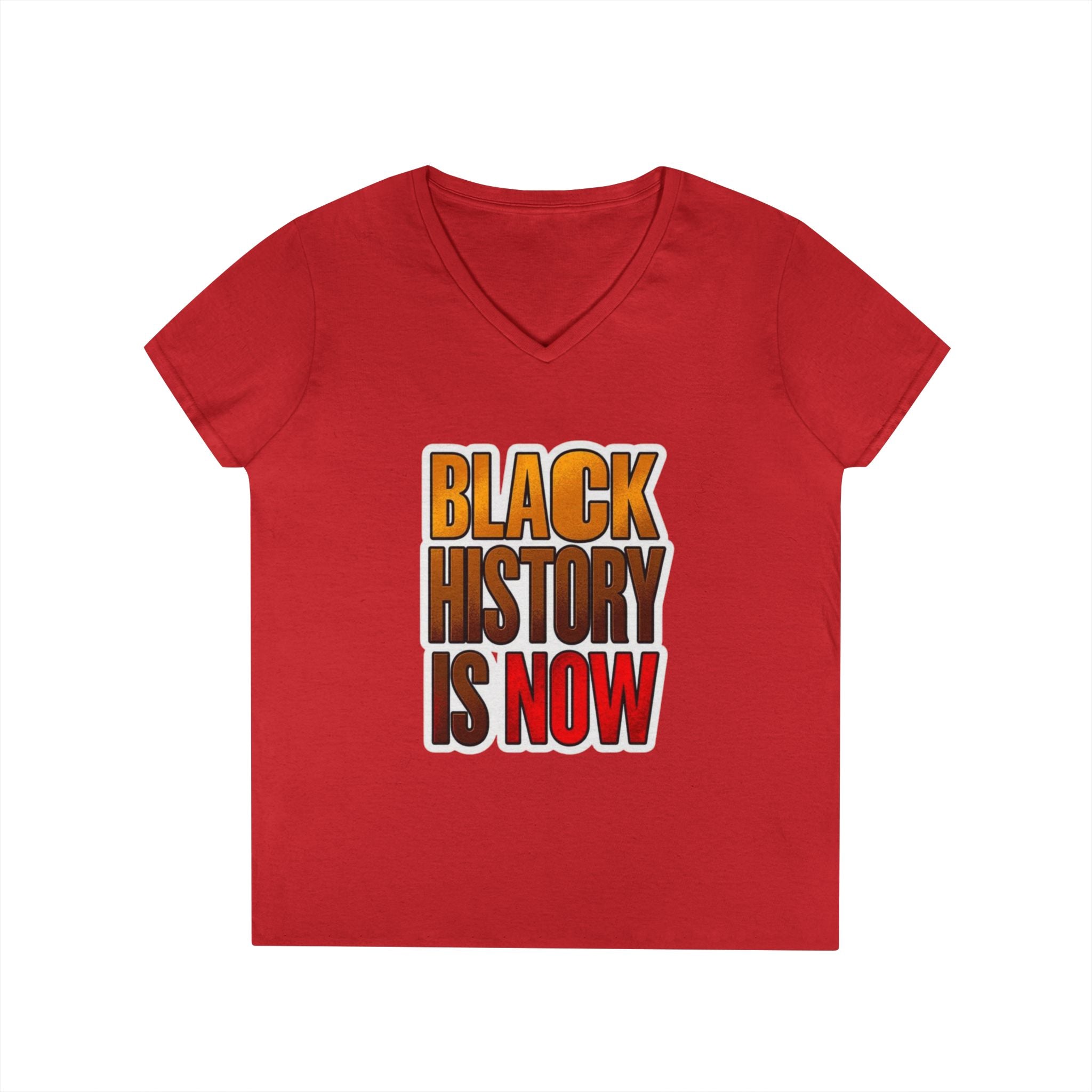 Empowerment V-Neck T-Shirt – Black History Is Now