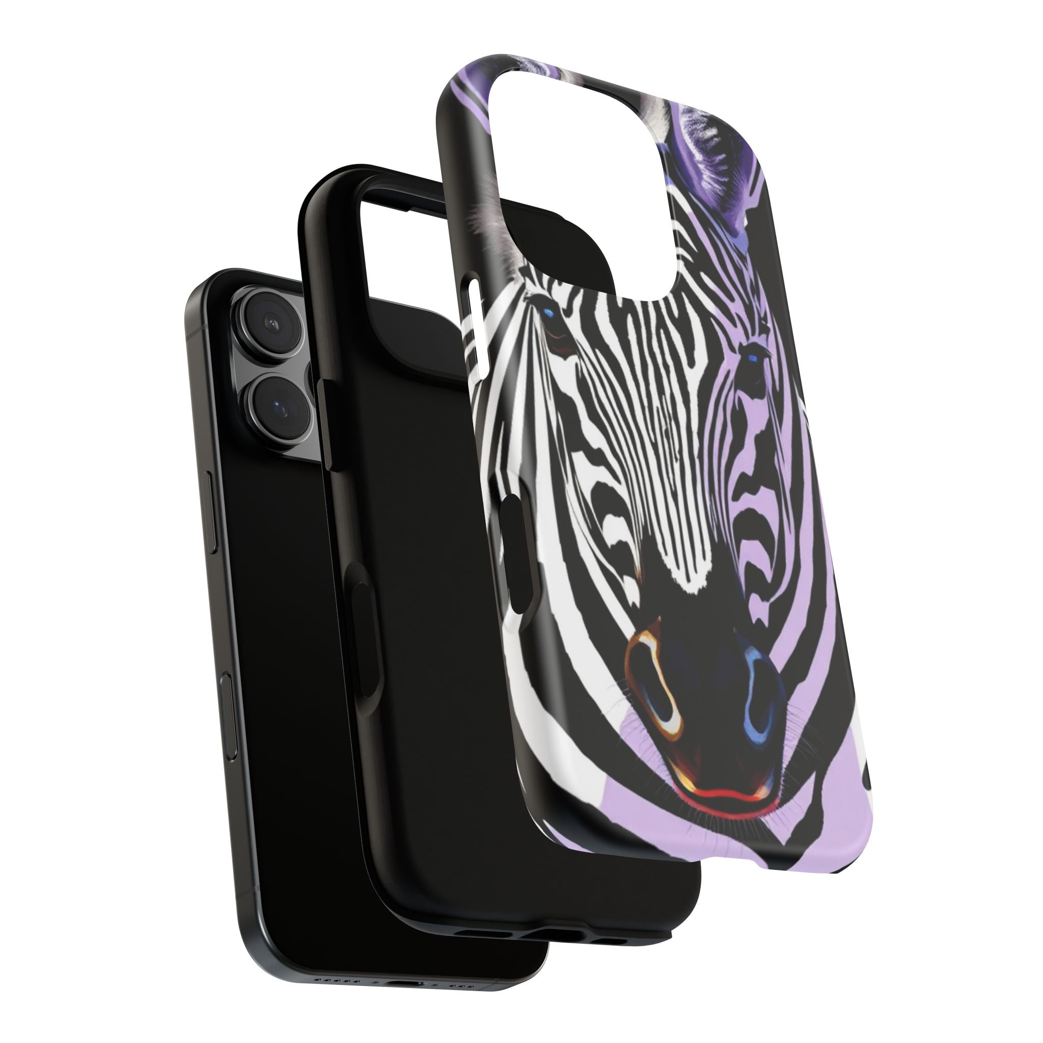 Android OR iPhone Compatible Cases - Zebra Design - Unique Tough Cases