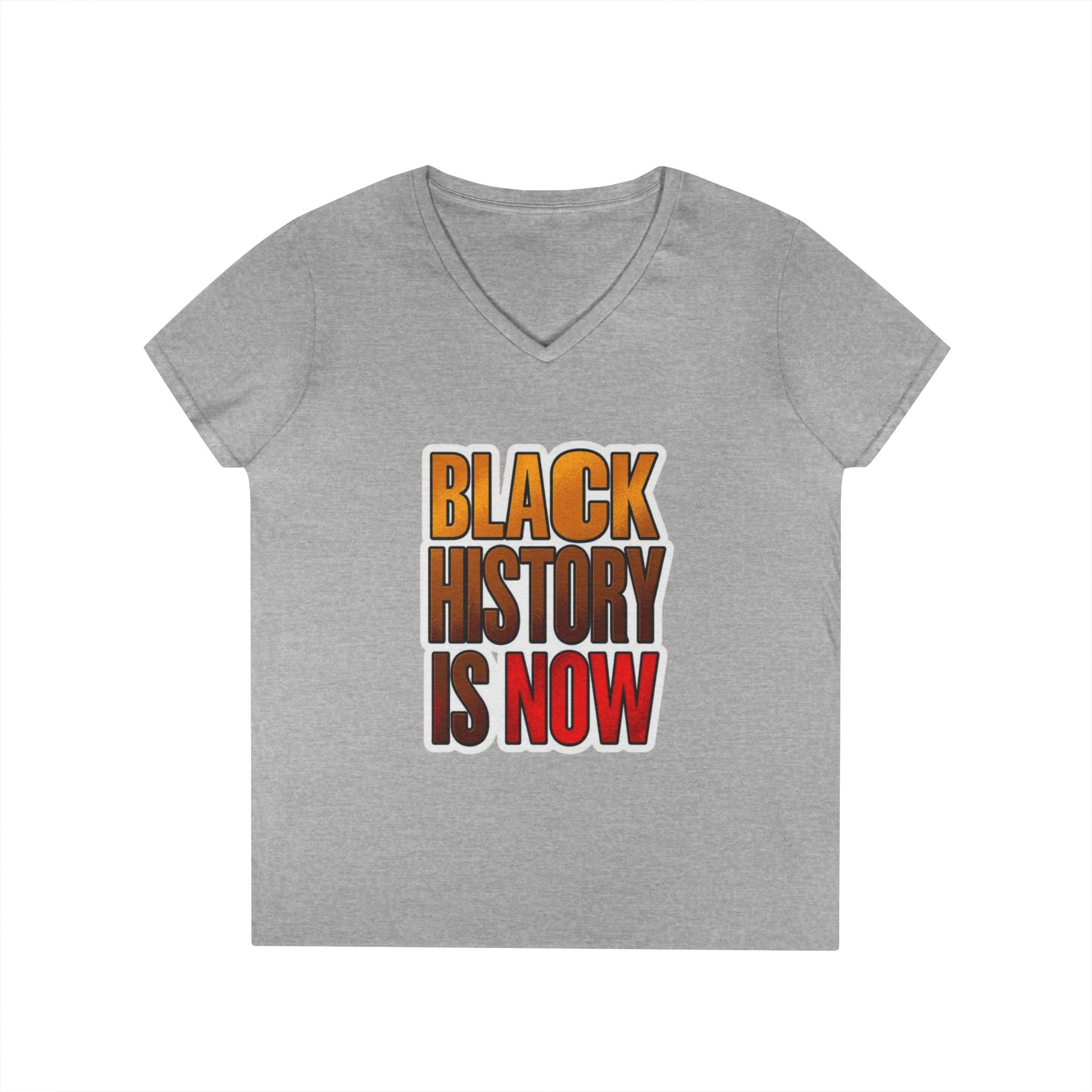 Empowerment V-Neck T-Shirt – Black History Is Now