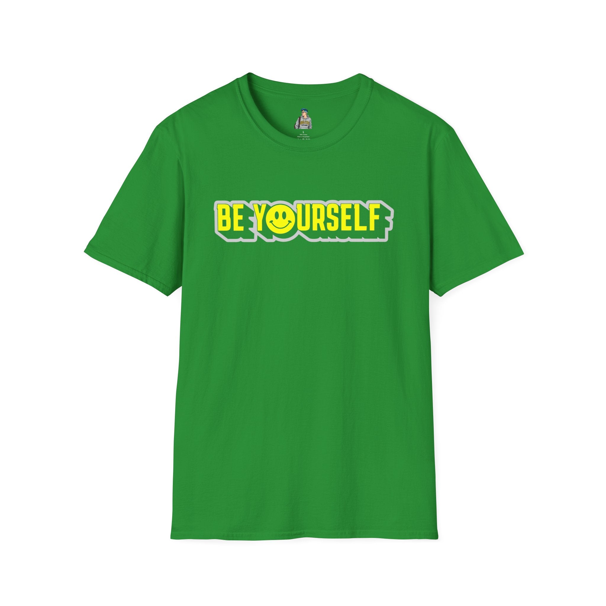Be Yourself Smiley Unisex Softstyle T-Shirt