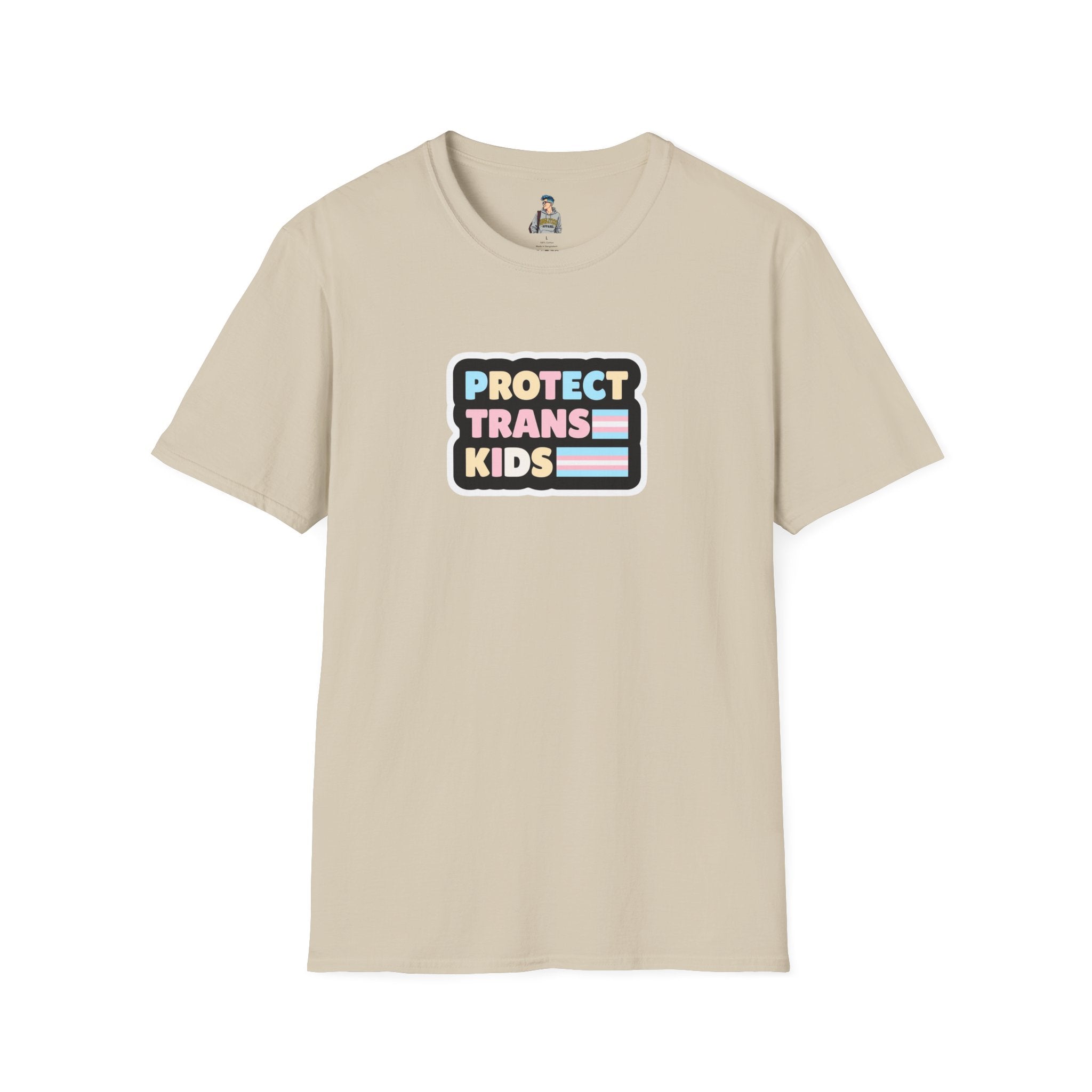 "Protect Trans Kids" Unisex Softstyle T-Shirt - Empowerment & Pride Apparel