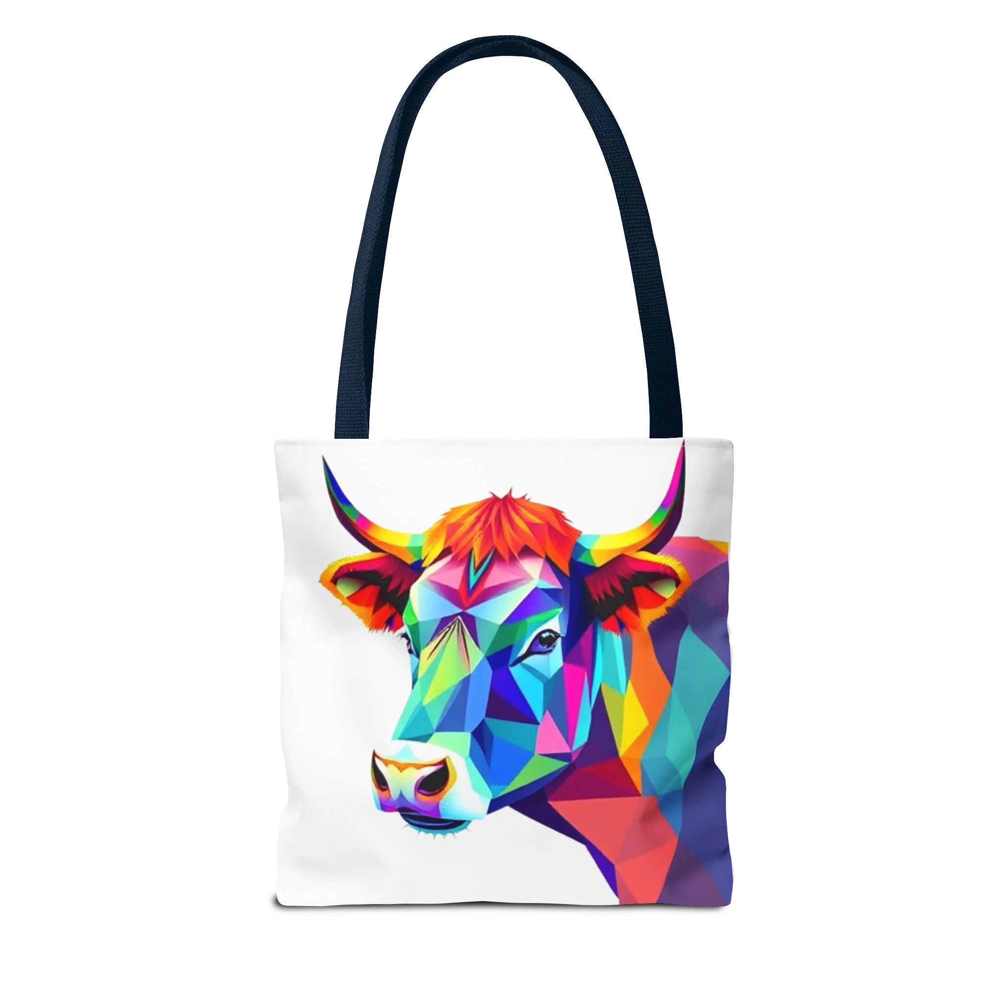 Colorful Cow Design - Tote Bag