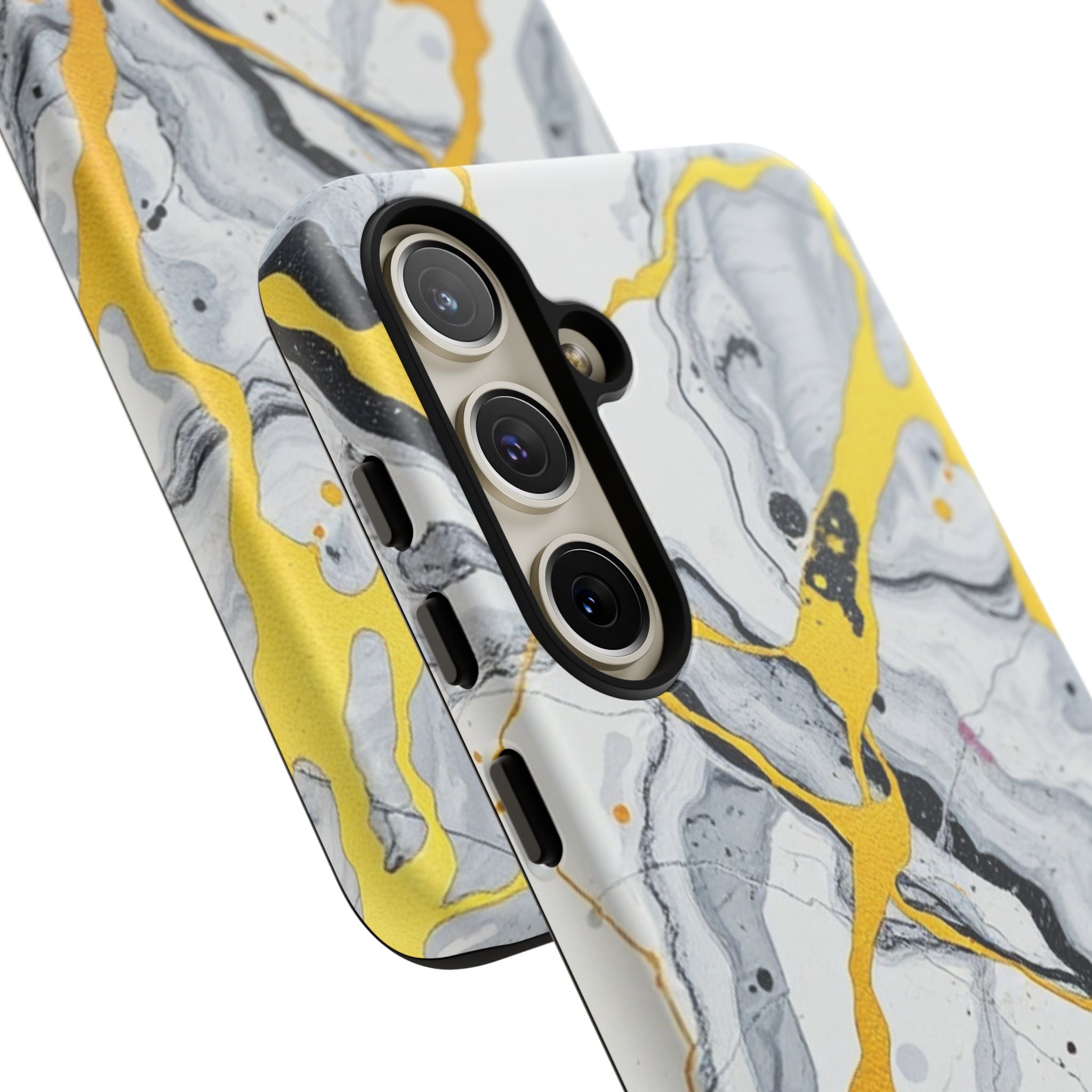 Beautiful Marble and Gold Design Tough Cases For Android & iPhone