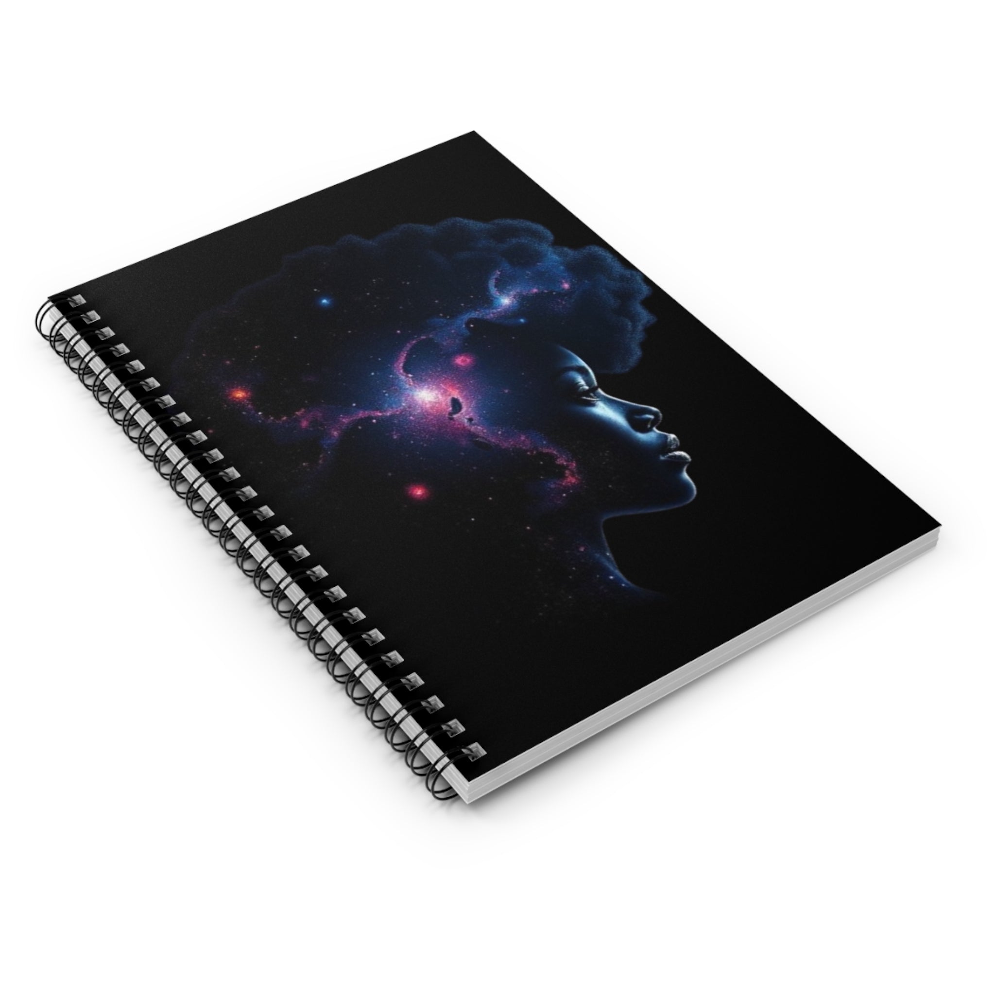 Cosmic Beauty Spiral Notebook - Ruled Line | Inspiring Journal for Creative Minds