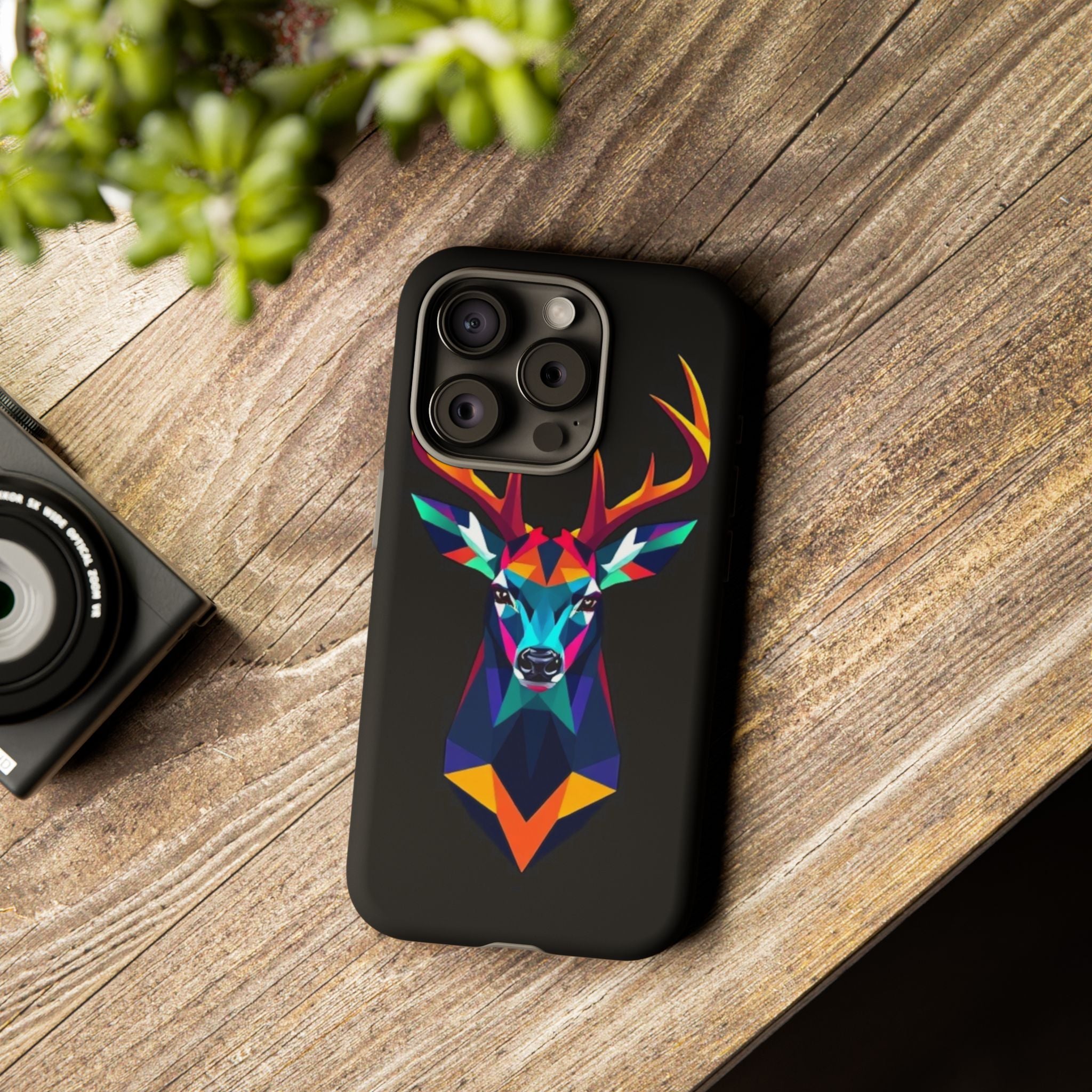 Colorful Fractal Deer Art Design Tough Case For Android & iPhone