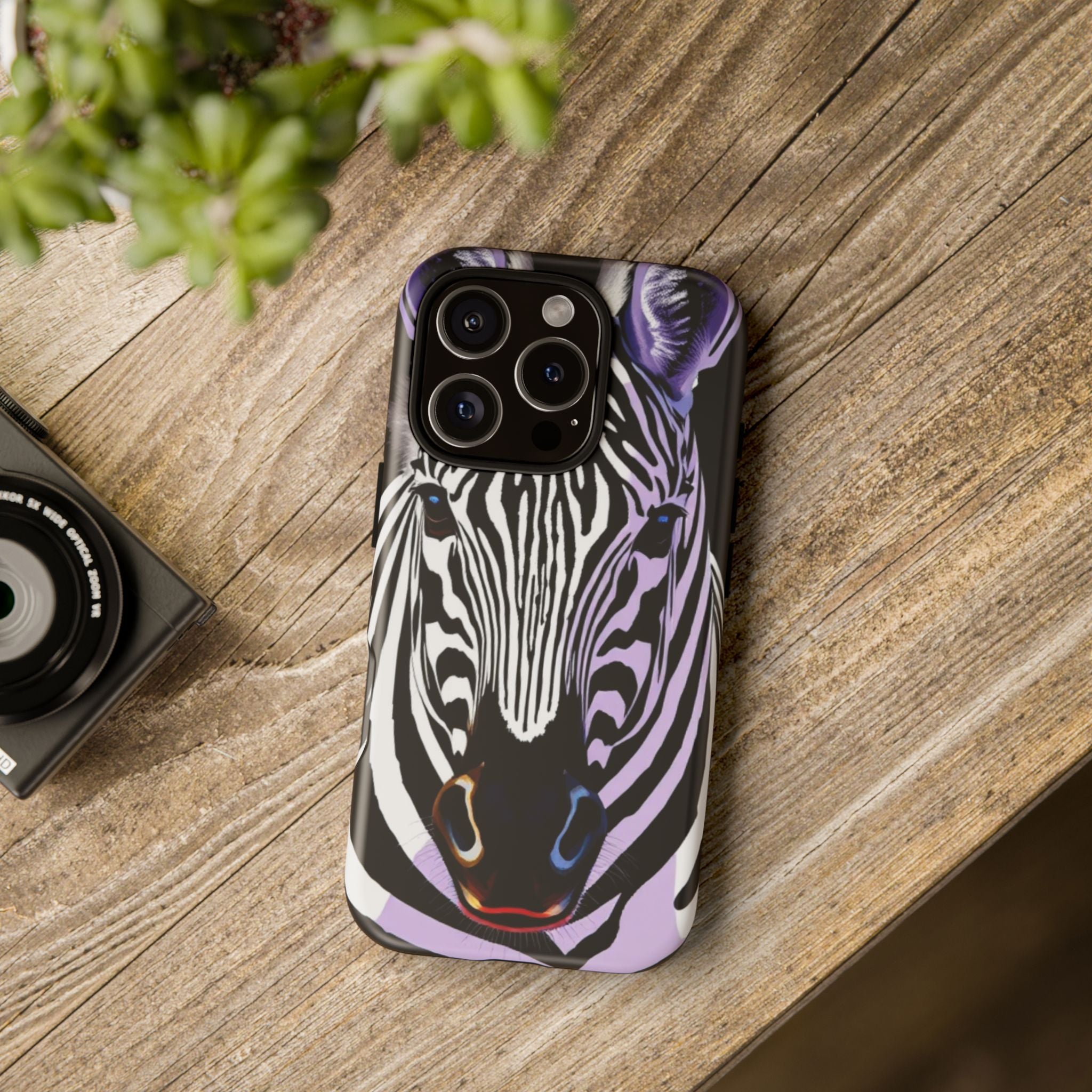 Android OR iPhone Compatible Cases - Zebra Design - Unique Tough Cases