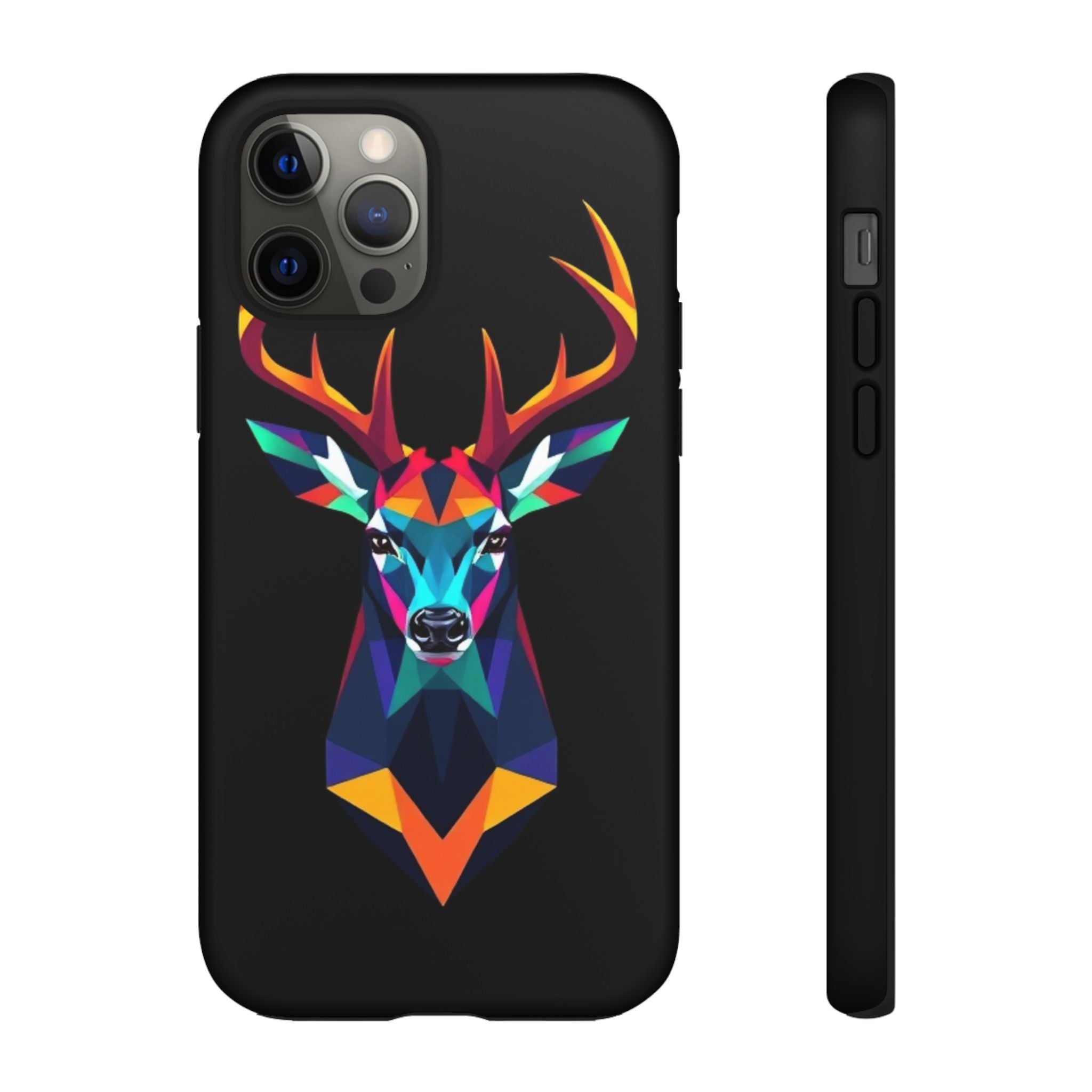 Colorful Fractal Deer Art Design Tough Case For Android & iPhone