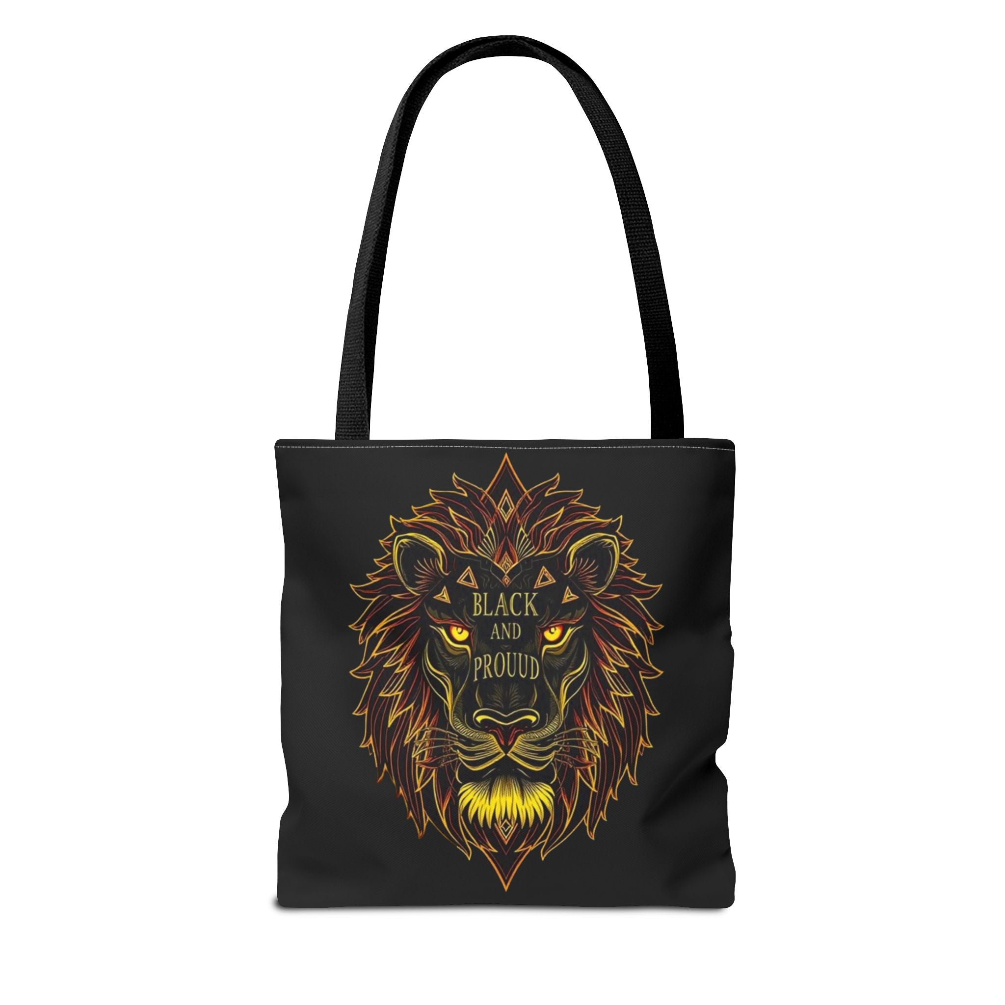 Black and Proud Lion Tote Bag