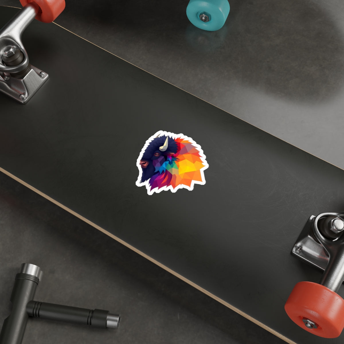Die-Cut Stickers - Pride Bison