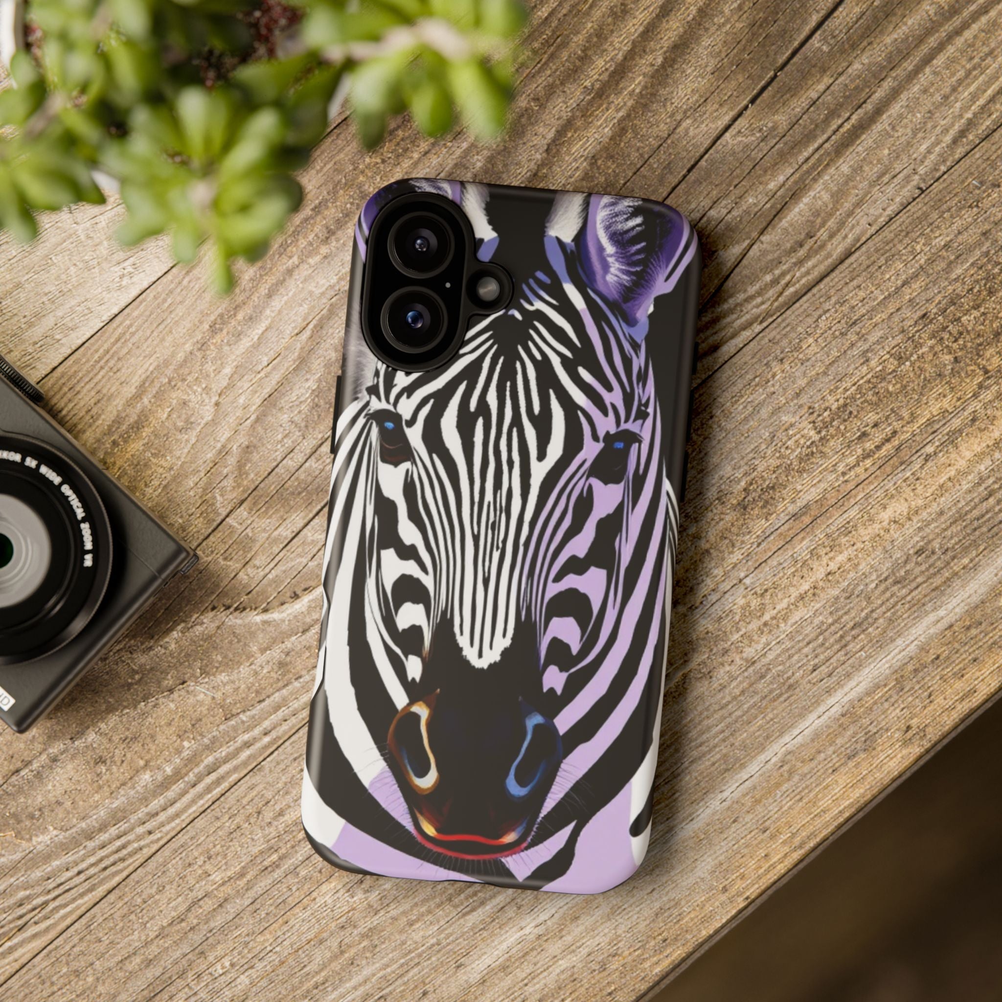 Android OR iPhone Compatible Cases - Zebra Design - Unique Tough Cases