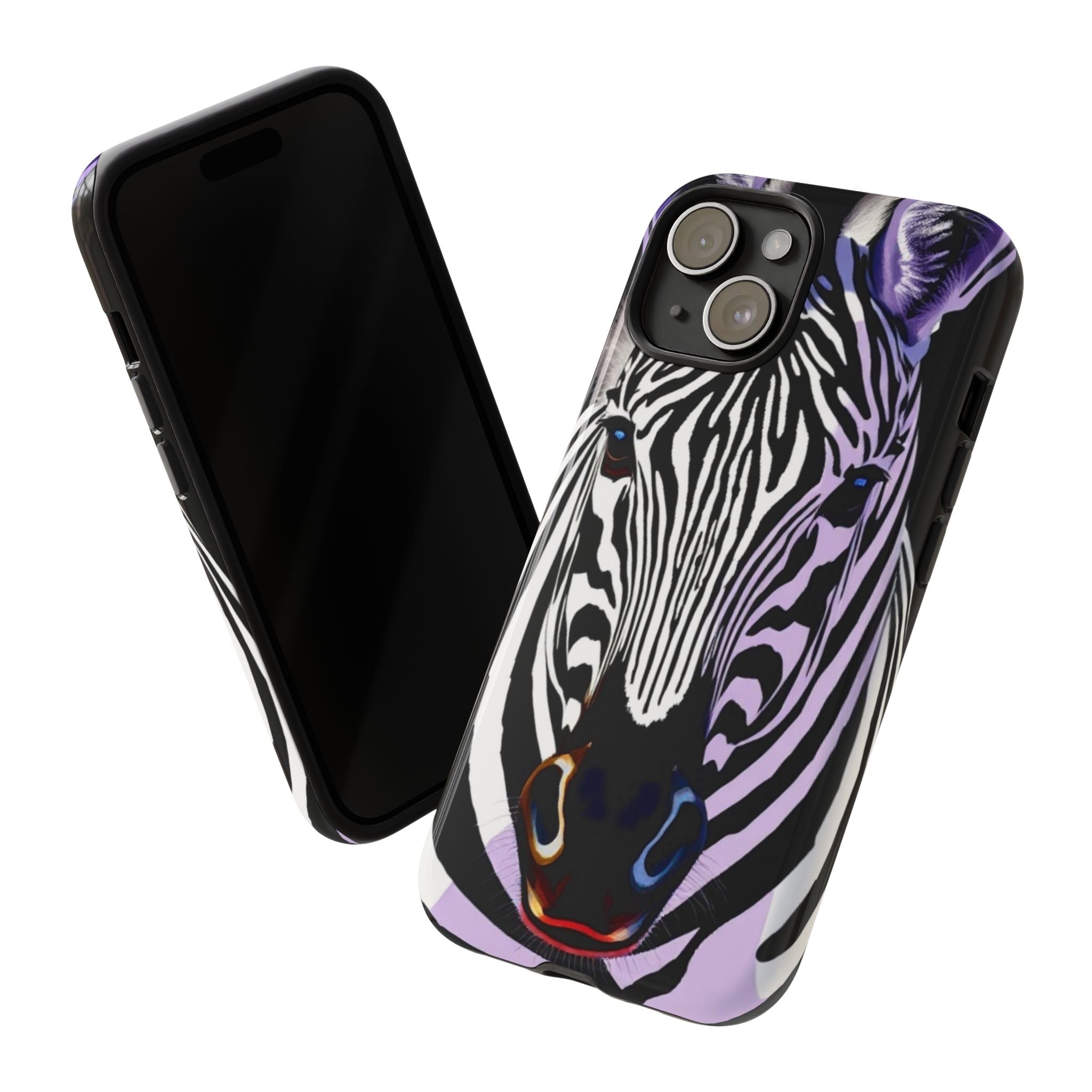 Android OR iPhone Compatible Cases - Zebra Design - Unique Tough Cases