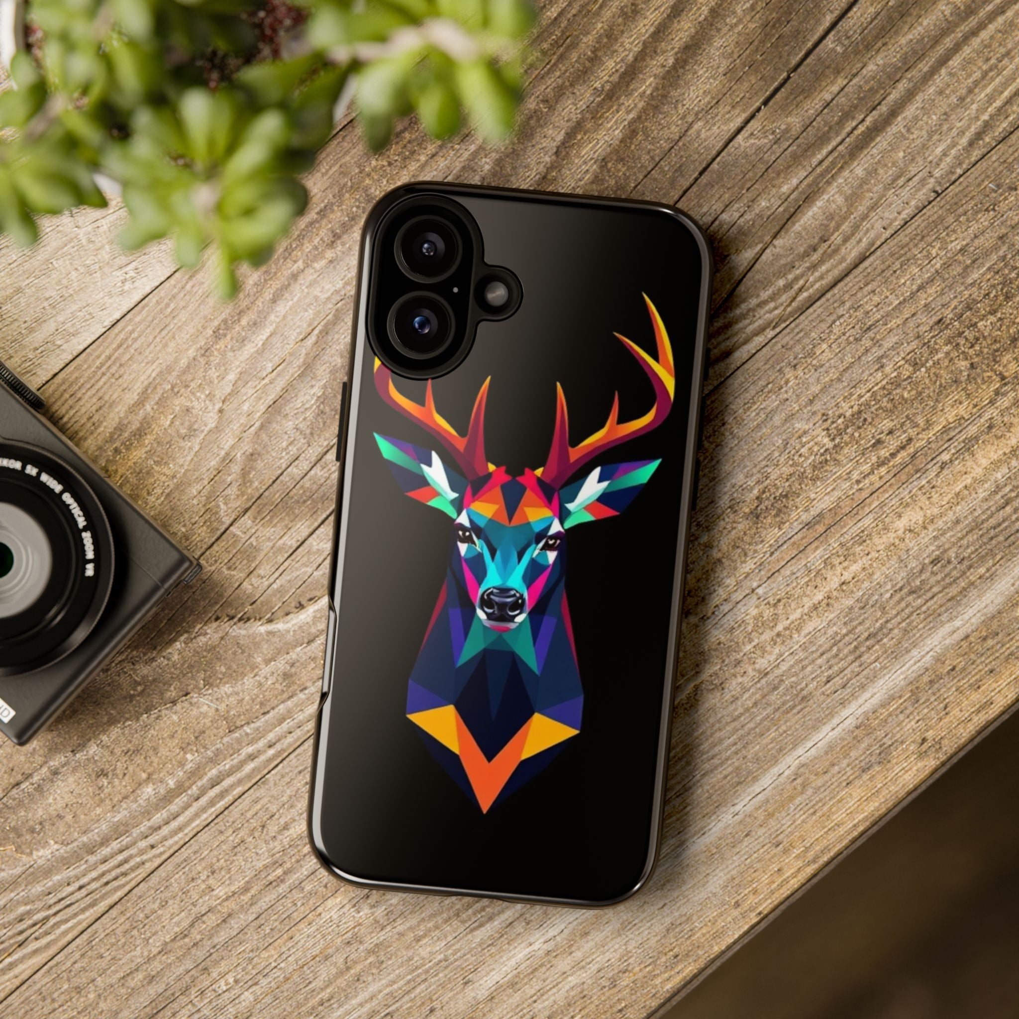Colorful Fractal Deer Art Design Tough Case For Android & iPhone