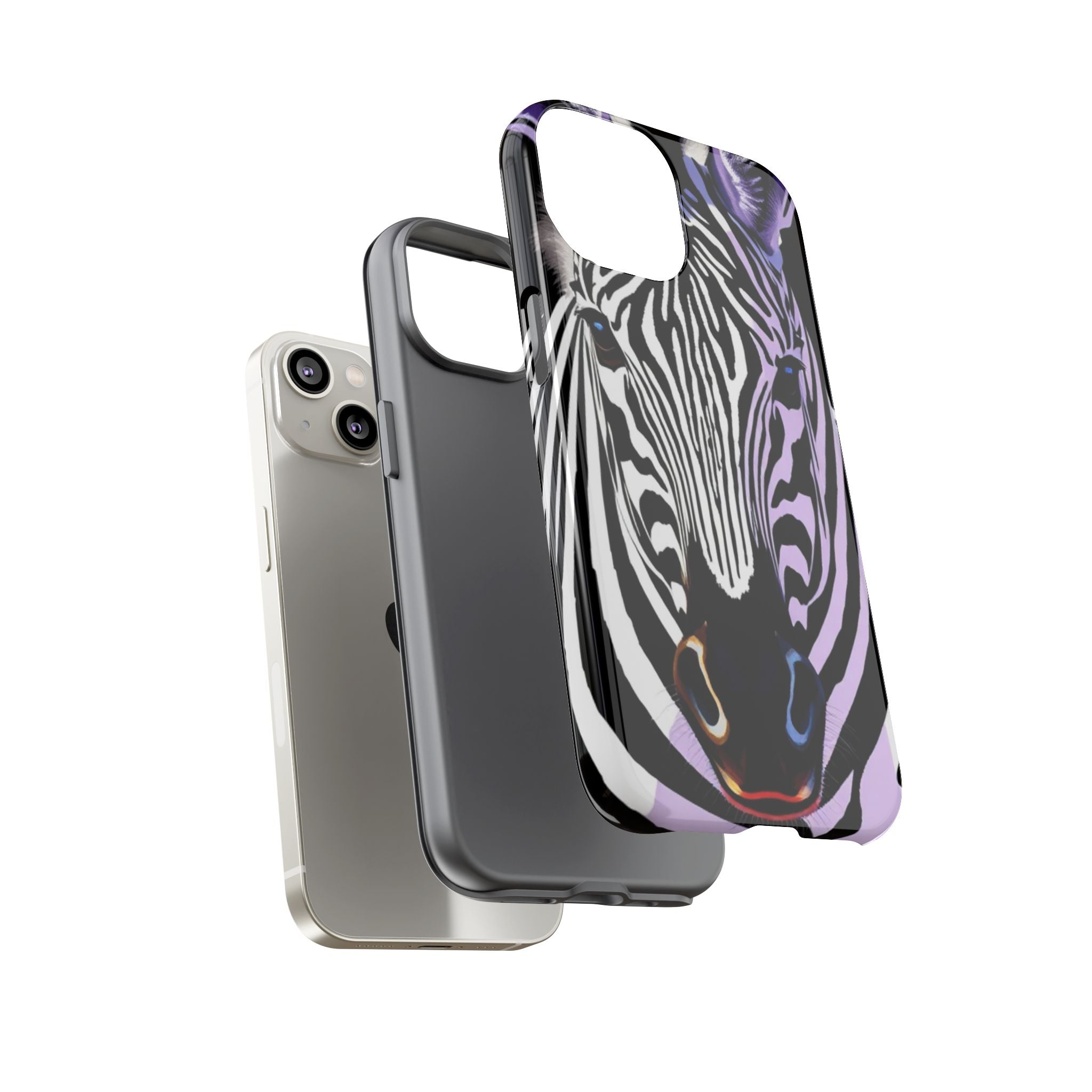 Android OR iPhone Compatible Cases - Zebra Design - Unique Tough Cases