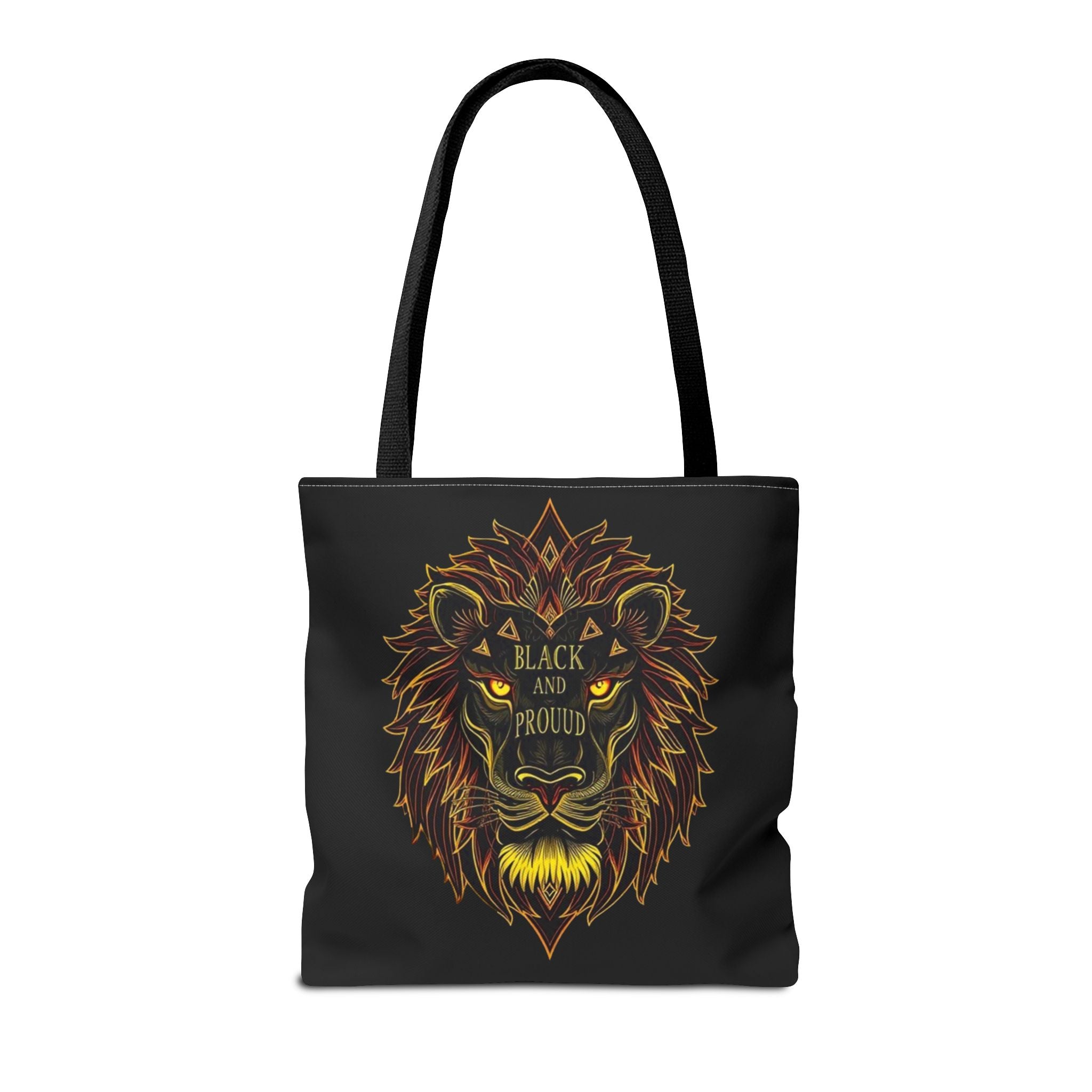 Black and Proud Lion Tote Bag