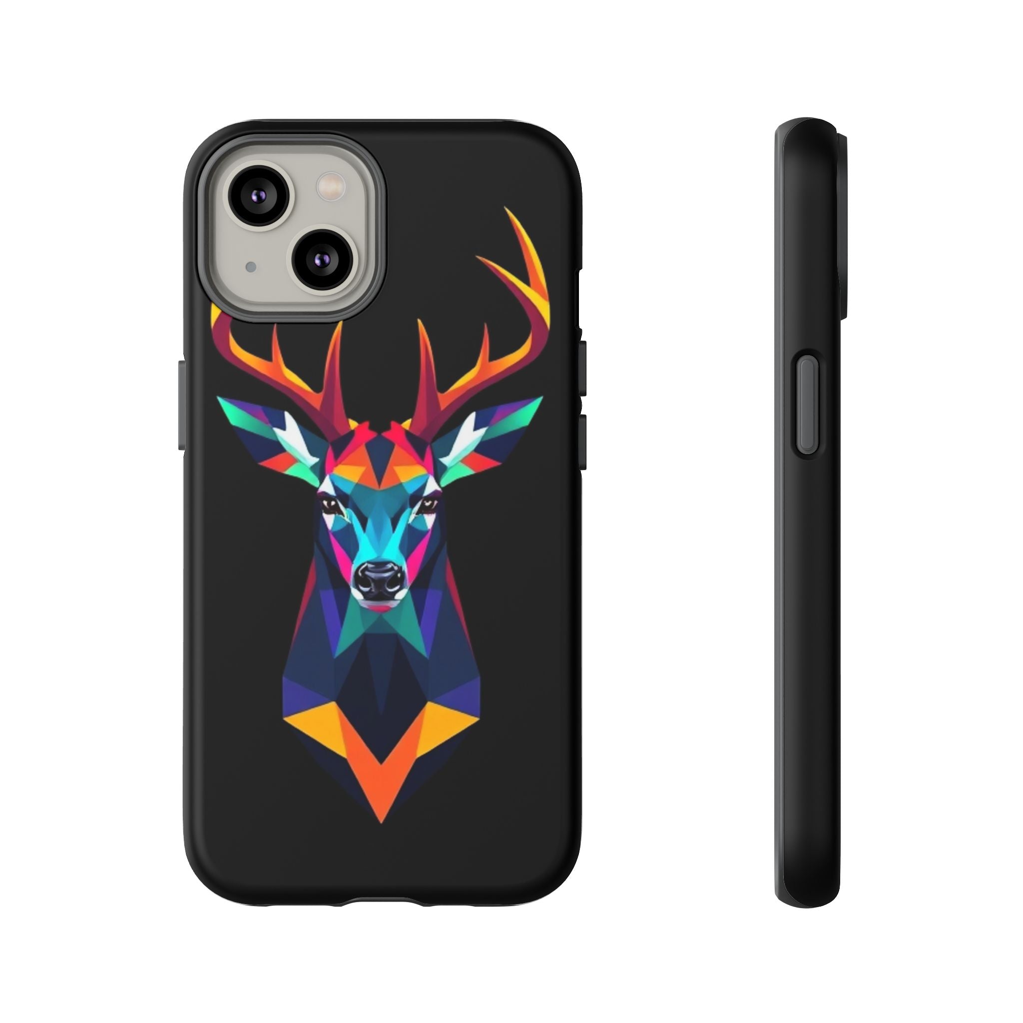 Colorful Fractal Deer Art Design Tough Case For Android & iPhone