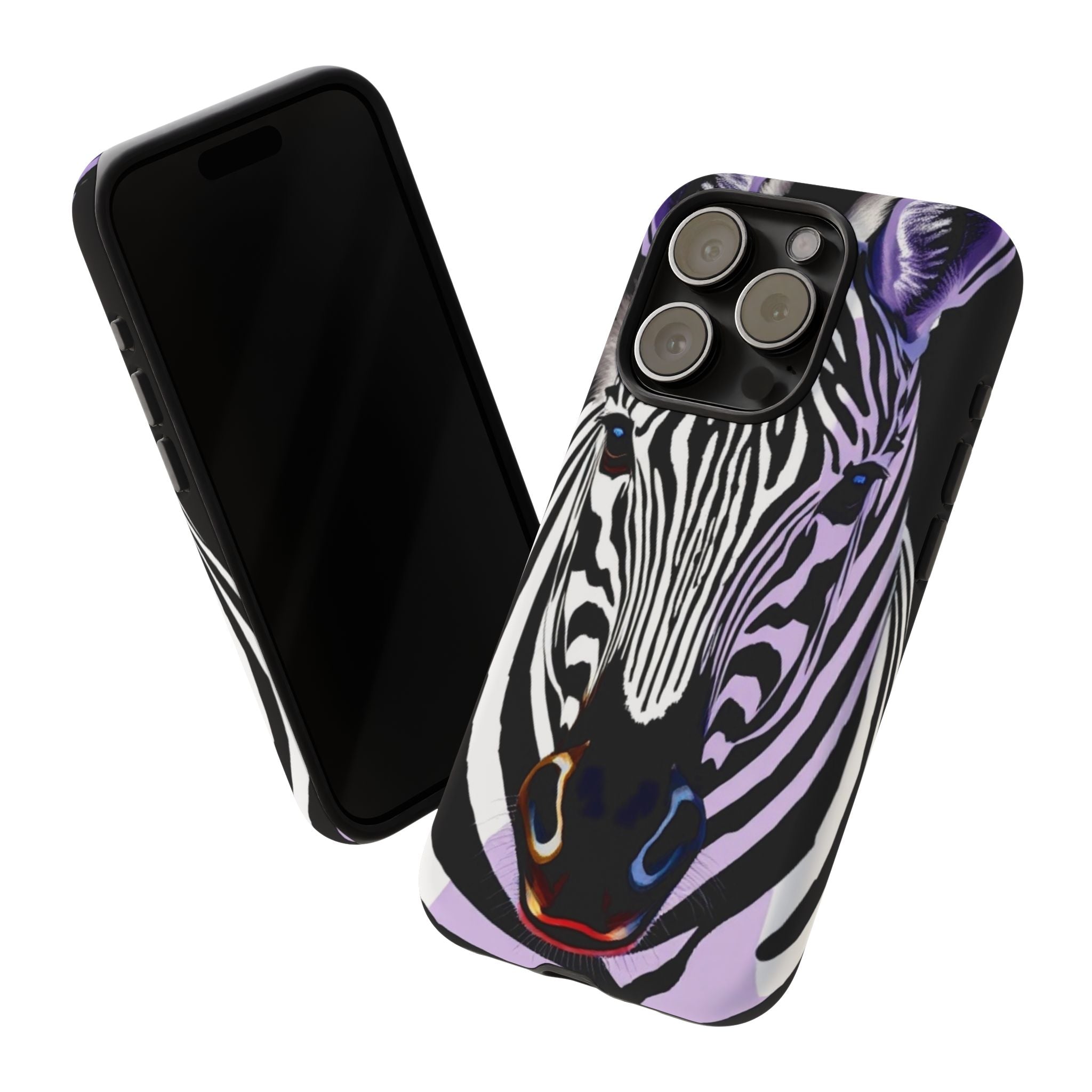 Android OR iPhone Compatible Cases - Zebra Design - Unique Tough Cases