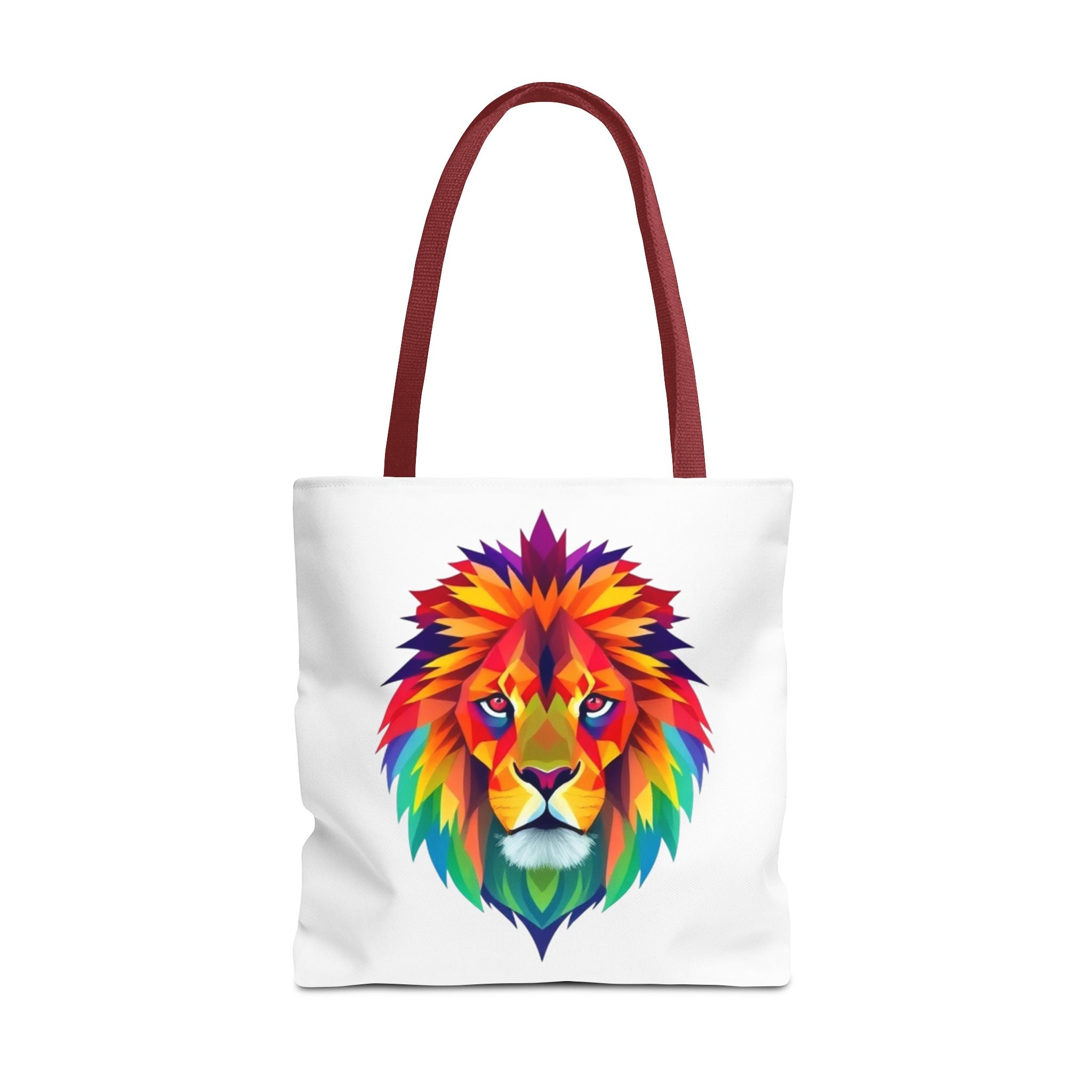 Colorful Fractal Lion Design - Tote Bag