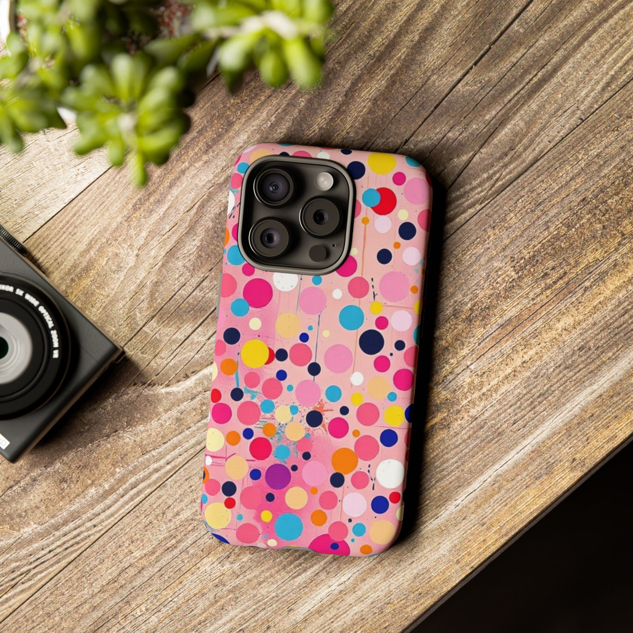 Colorful Dots & Spots Tough Cases For Android & iPhone