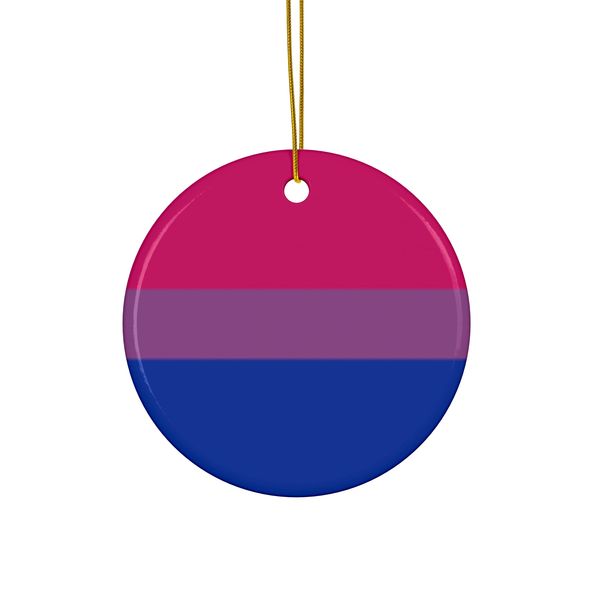 Bisexual Pride Ceramic Ornament - Celebrate Love & Diversity