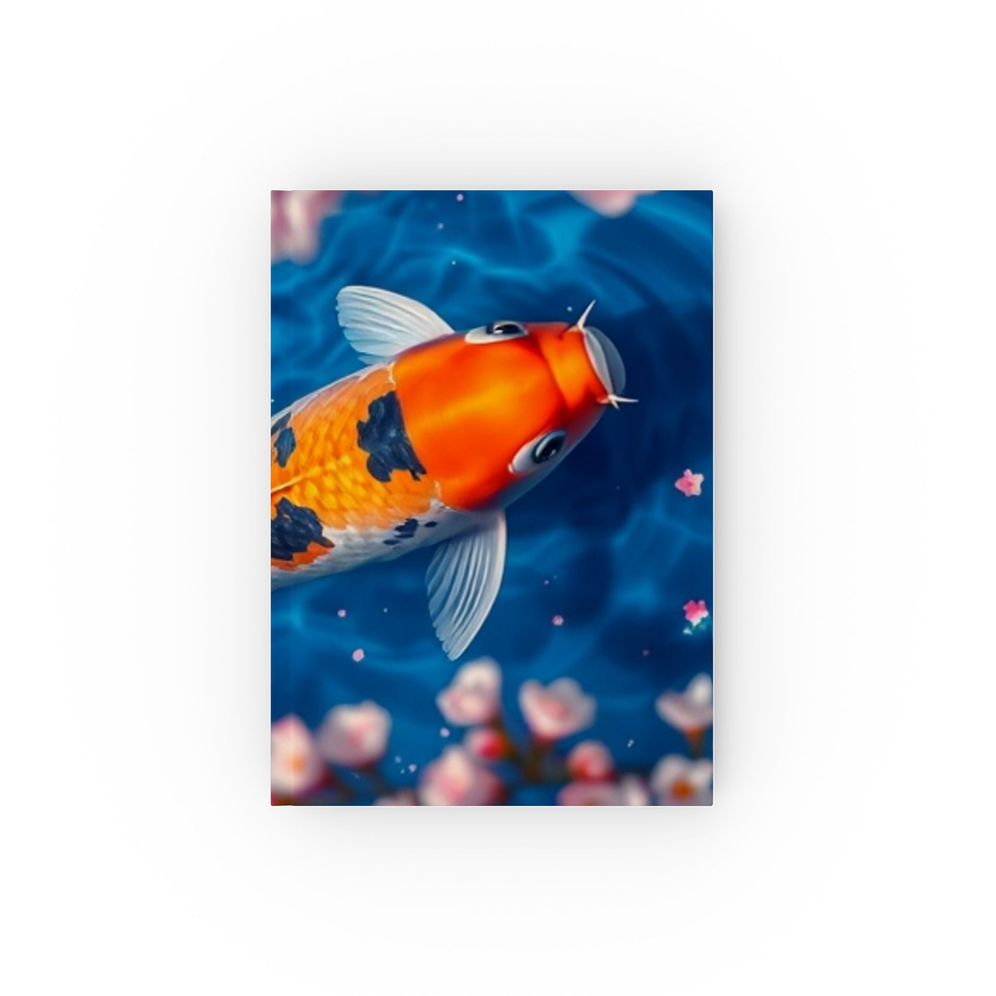 Calming Koi Hard Backed Journal - Perfect for Gifts, Journaling, and Celebrations