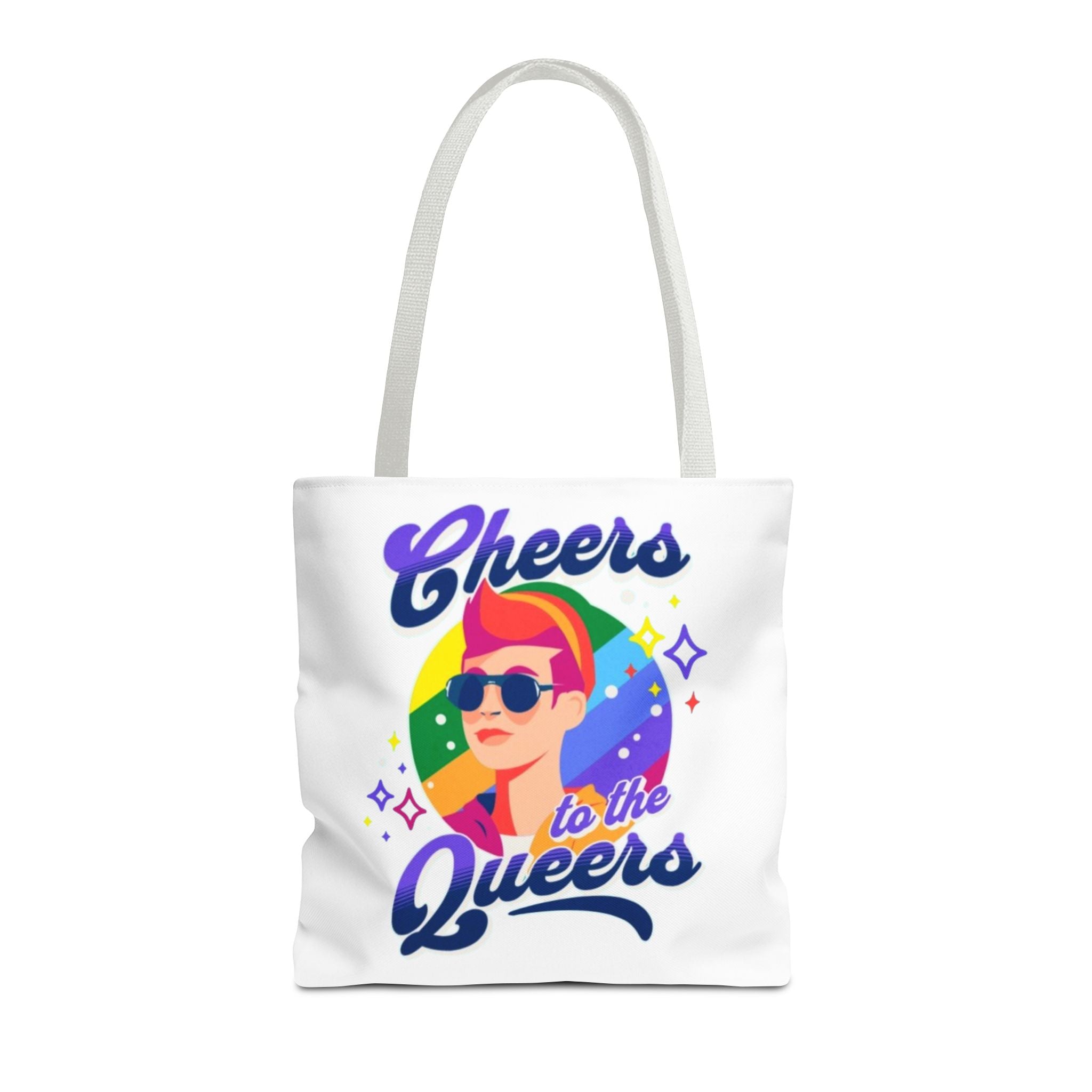 Cheers to the Queers Design LGBTQIA+ themed Tote bag
