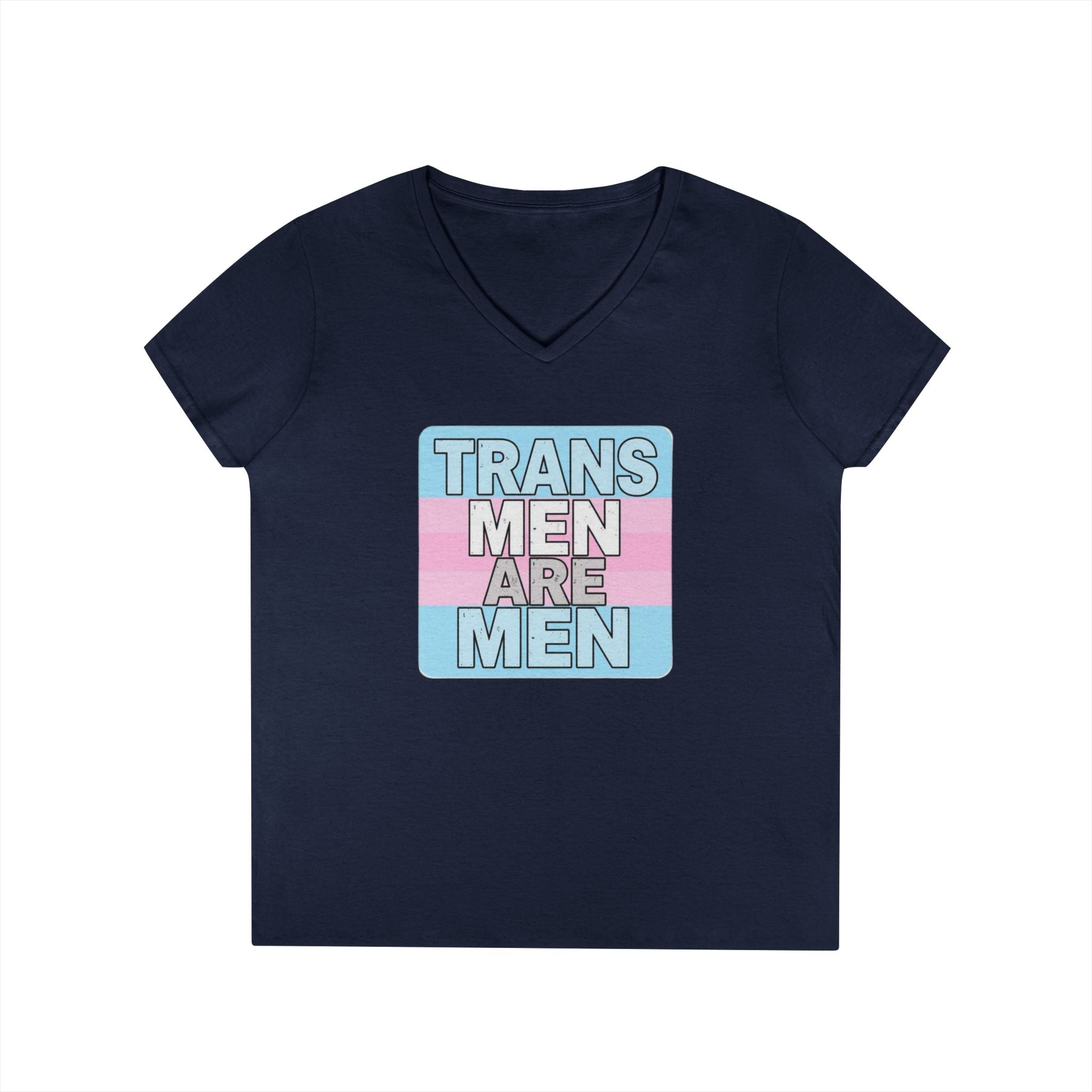 Transgender Pride V-Neck T-Shirt - Empowering Message for Inclusivity