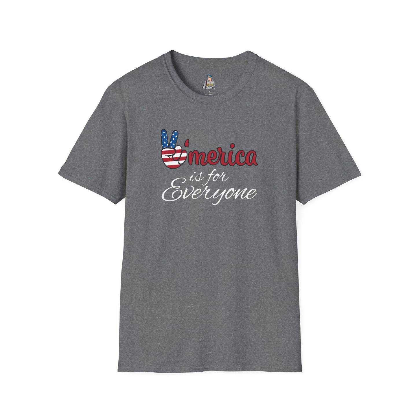 'Merica is for Everyone - Softstyle Unisex T-Shirt