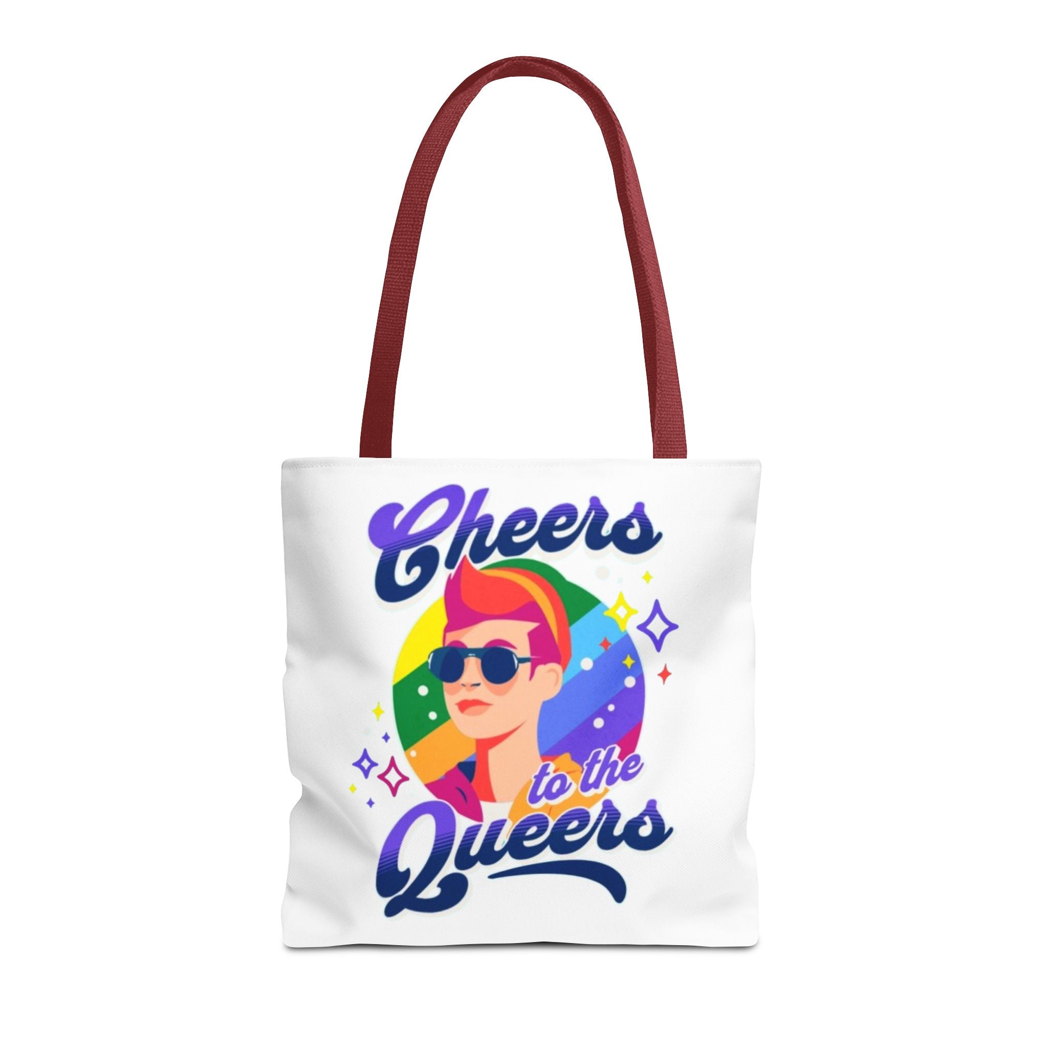 Cheers to the Queers Design LGBTQIA+ themed Tote bag