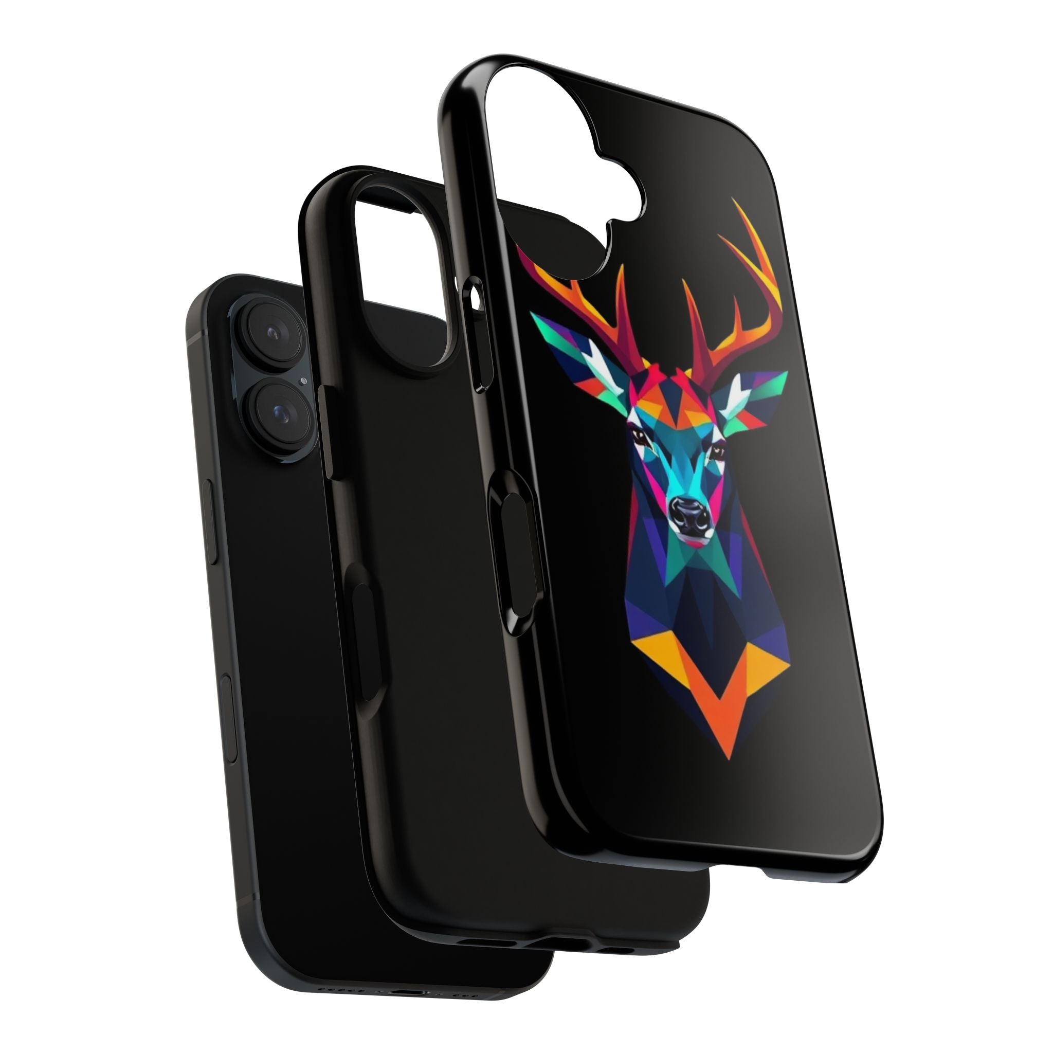 Colorful Fractal Deer Art Design Tough Case For Android & iPhone