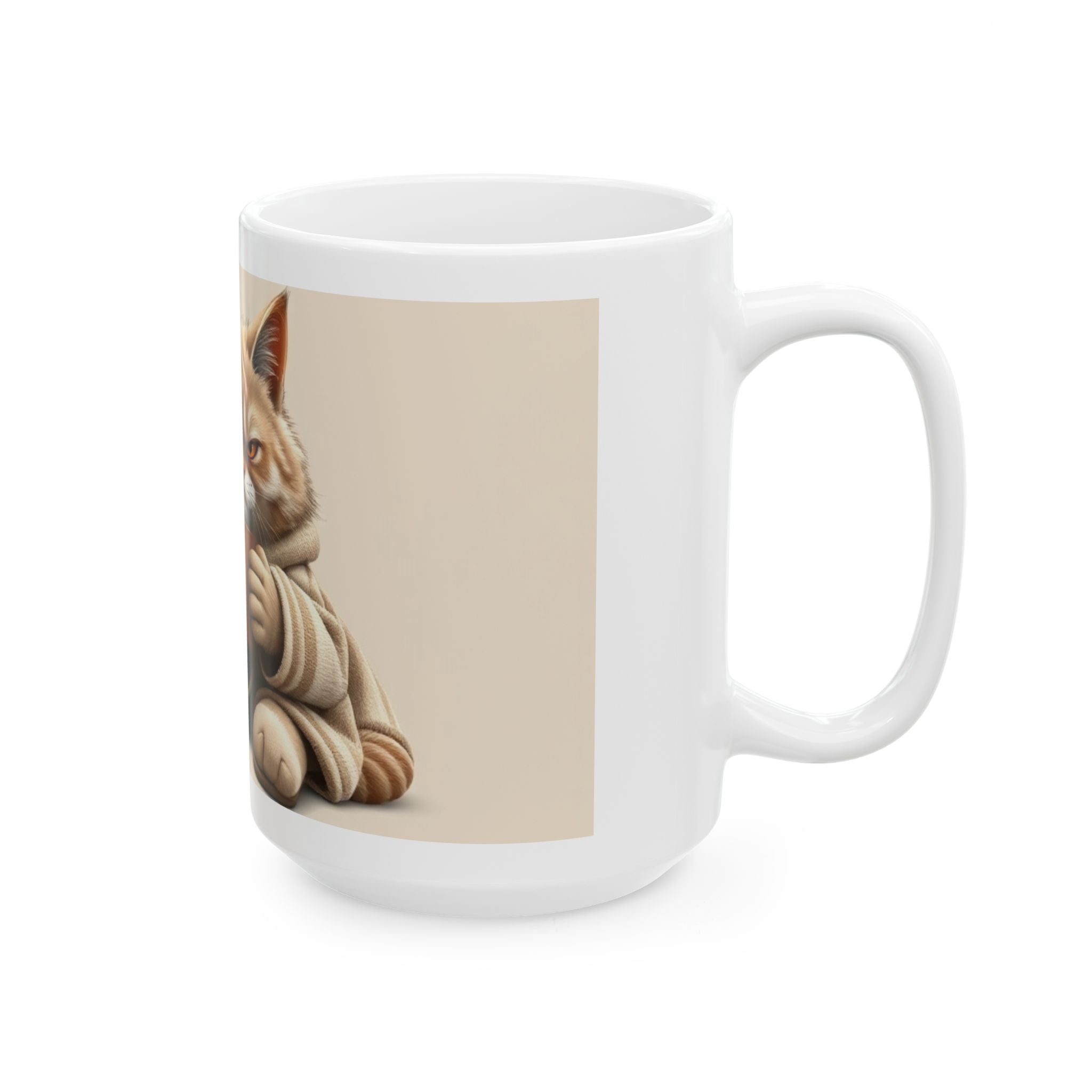 Coffee First, Talkie Later Cat - Ceramic Mug - Perfect Gift for Coffee Lovers
