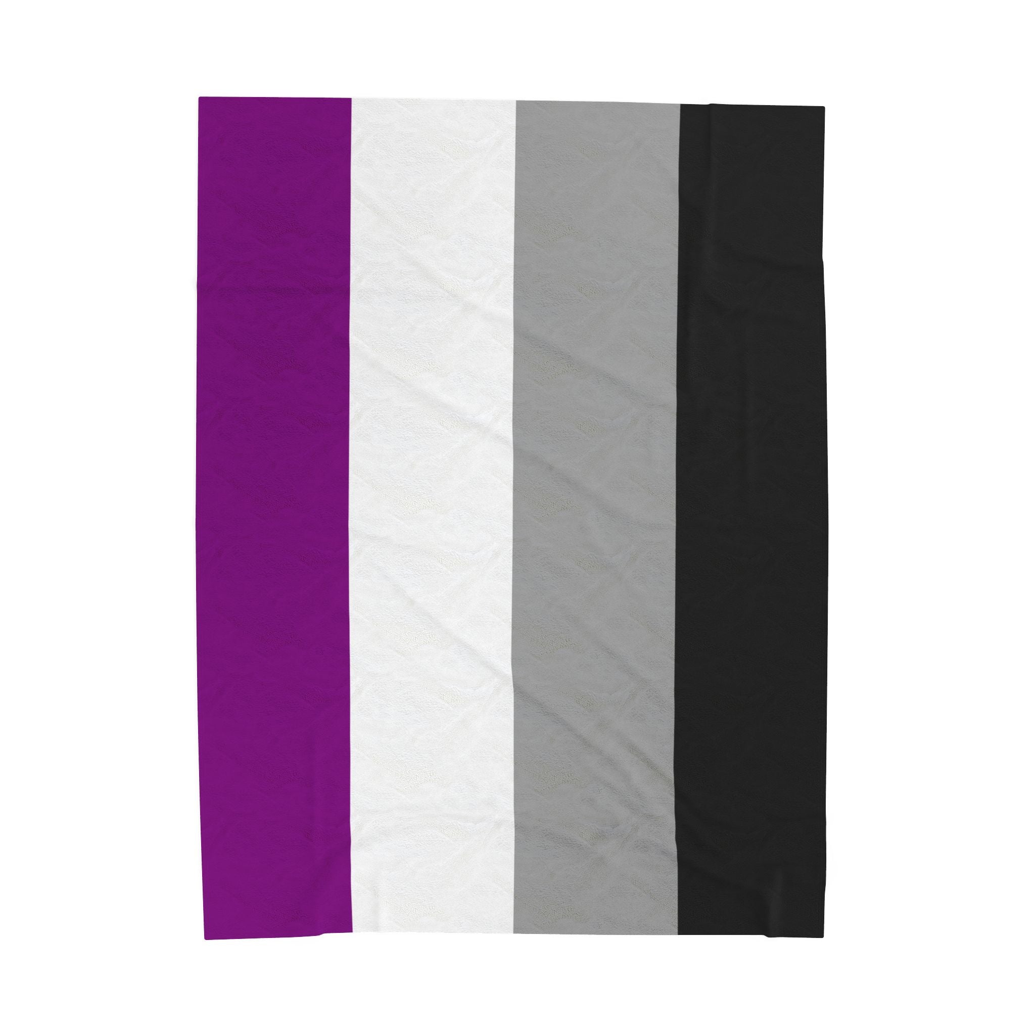 Asexual Pride Flag Velveteen Plush Blanket