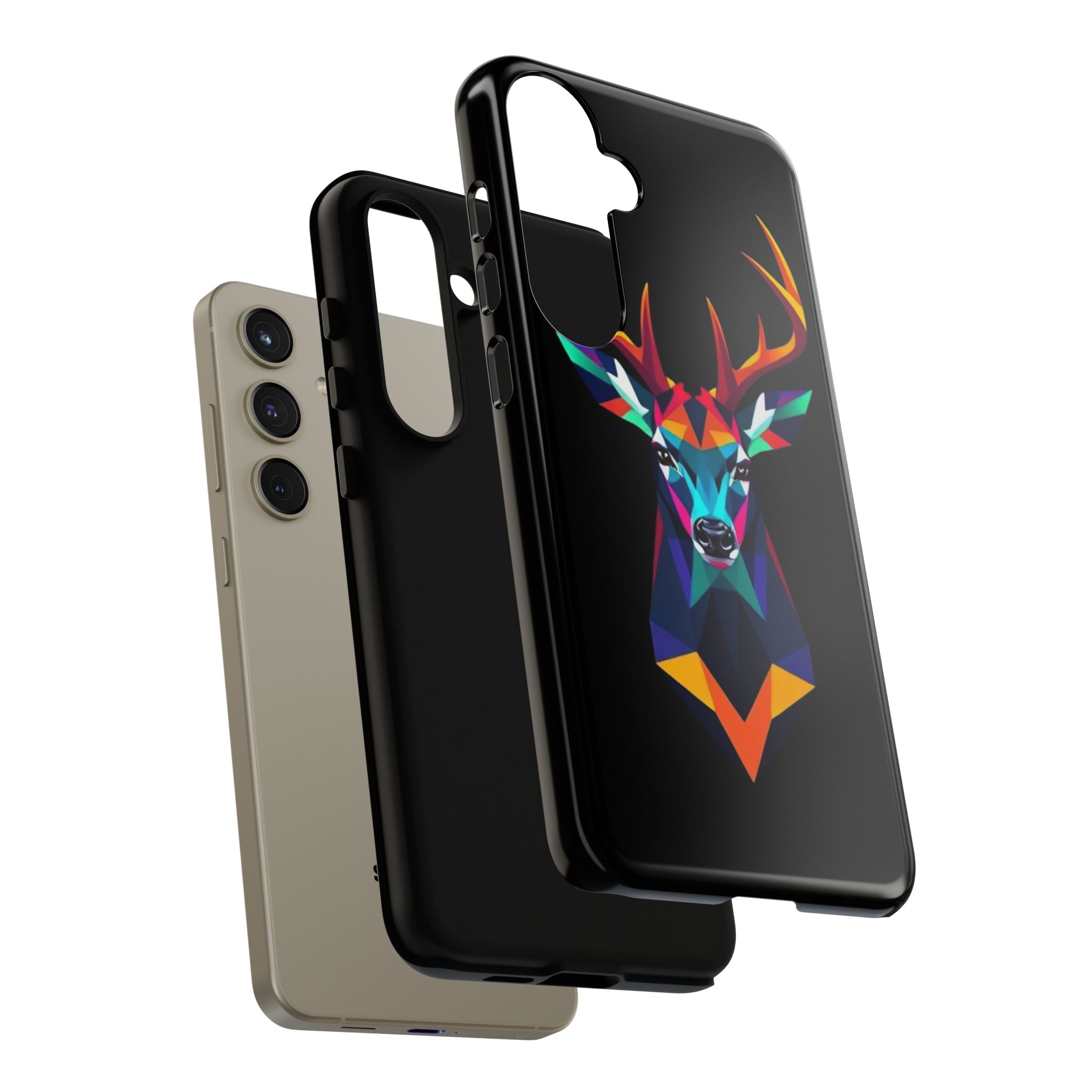 Colorful Fractal Deer Art Design Tough Case For Android & iPhone