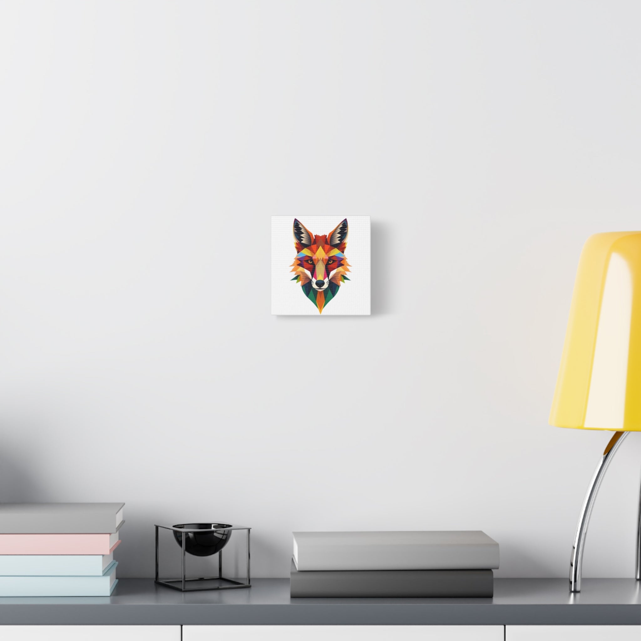 Colorful Fox Canvas Wall Art - Polished Modern Home Décor