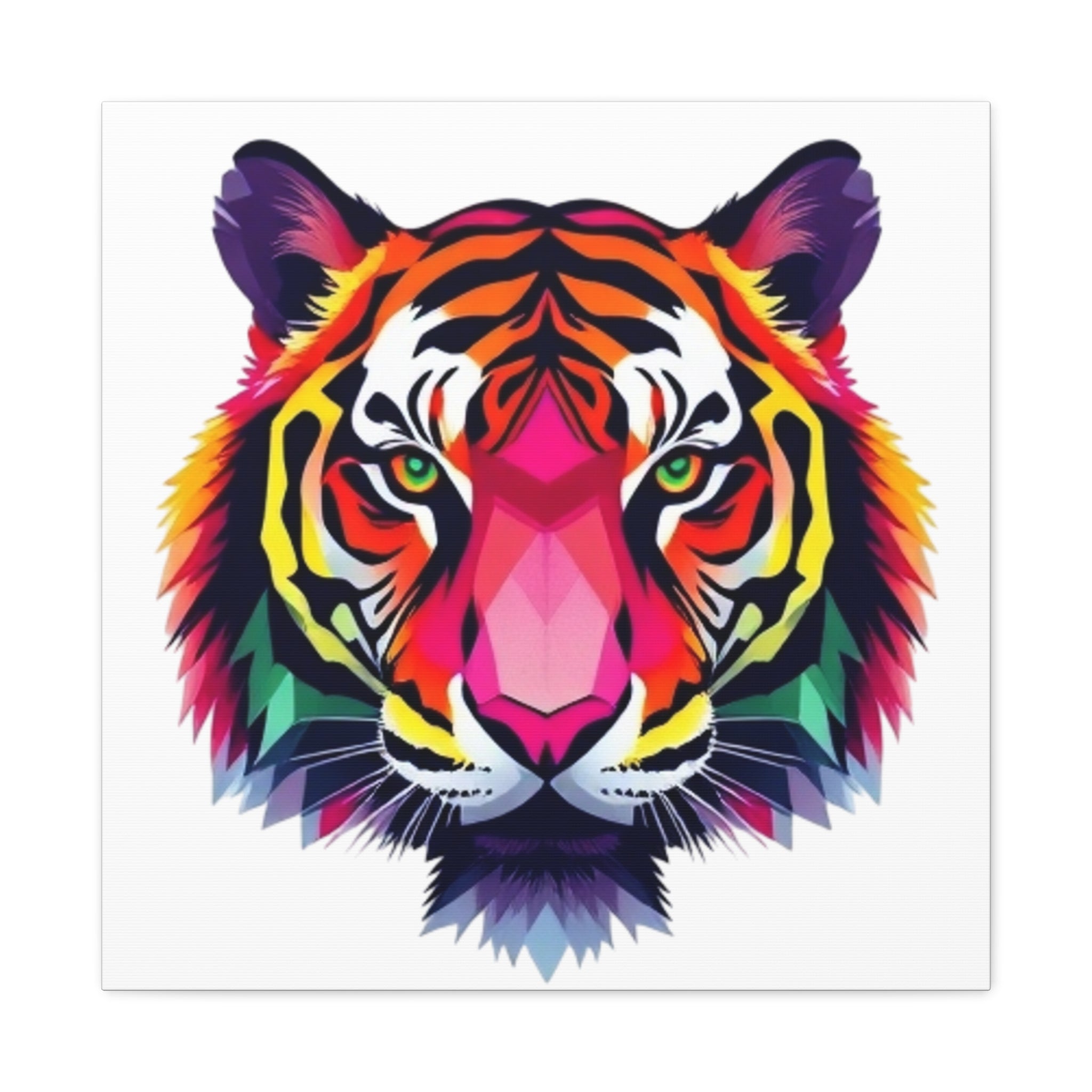 Colorful Tiger Canvas Art - Vibrant Wall Decor for Animal Lovers