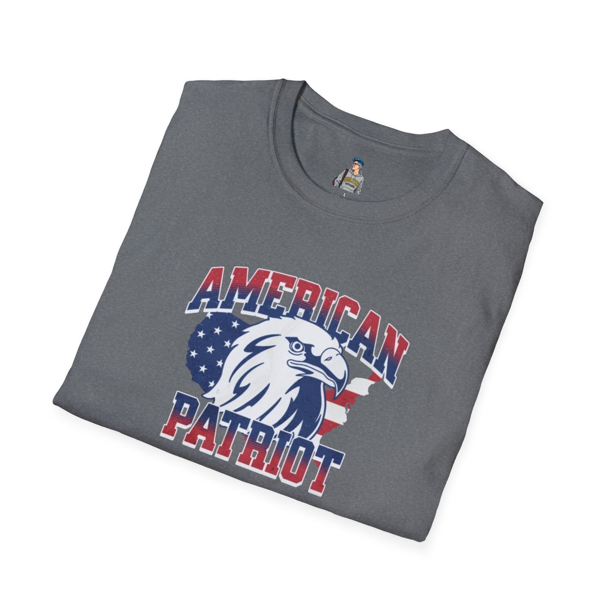 American Patriot - Keep Immigrants Deport Fascists Unisex T-Shirt - Celebrate Freedom & Diversity