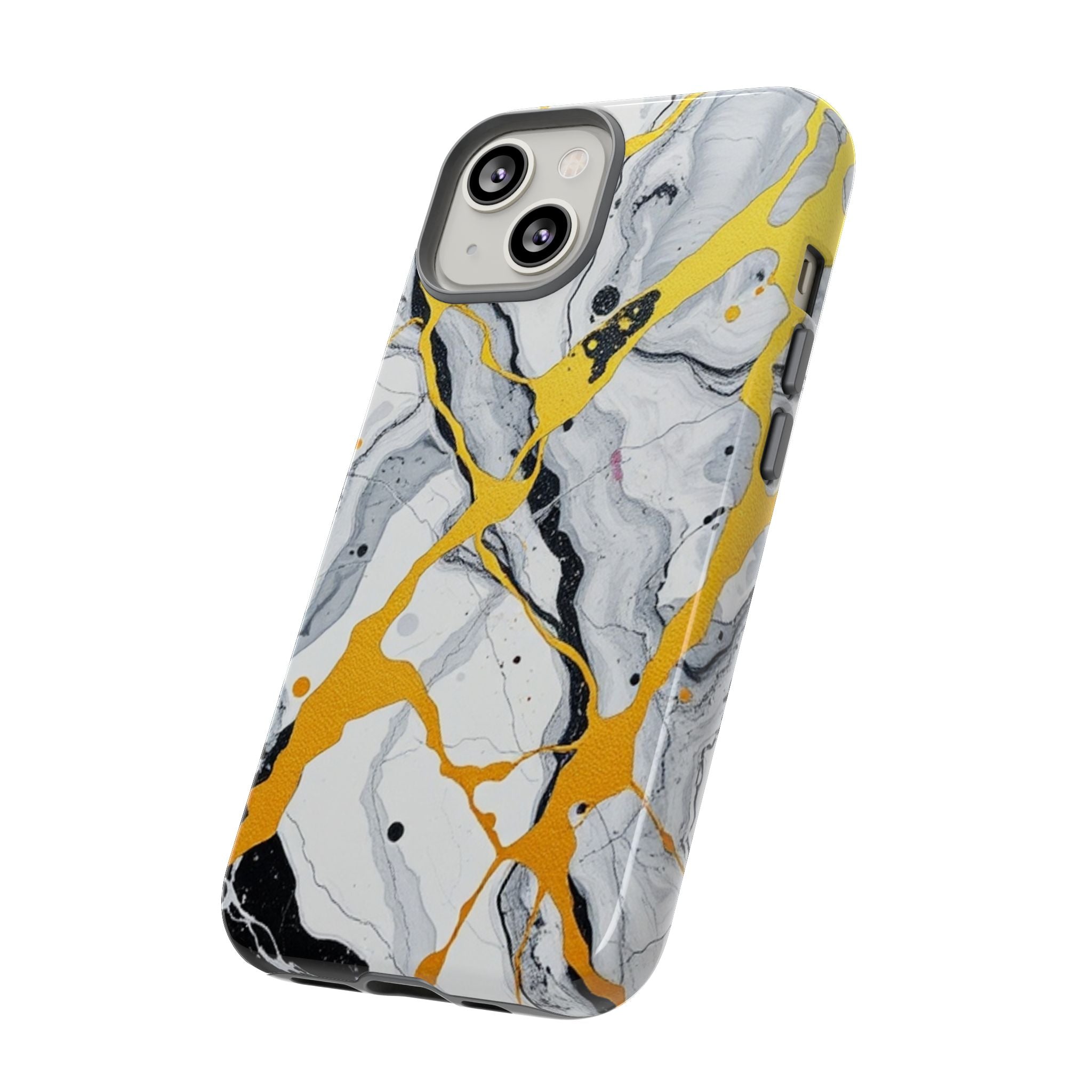 Beautiful Marble and Gold Design Tough Cases For Android & iPhone