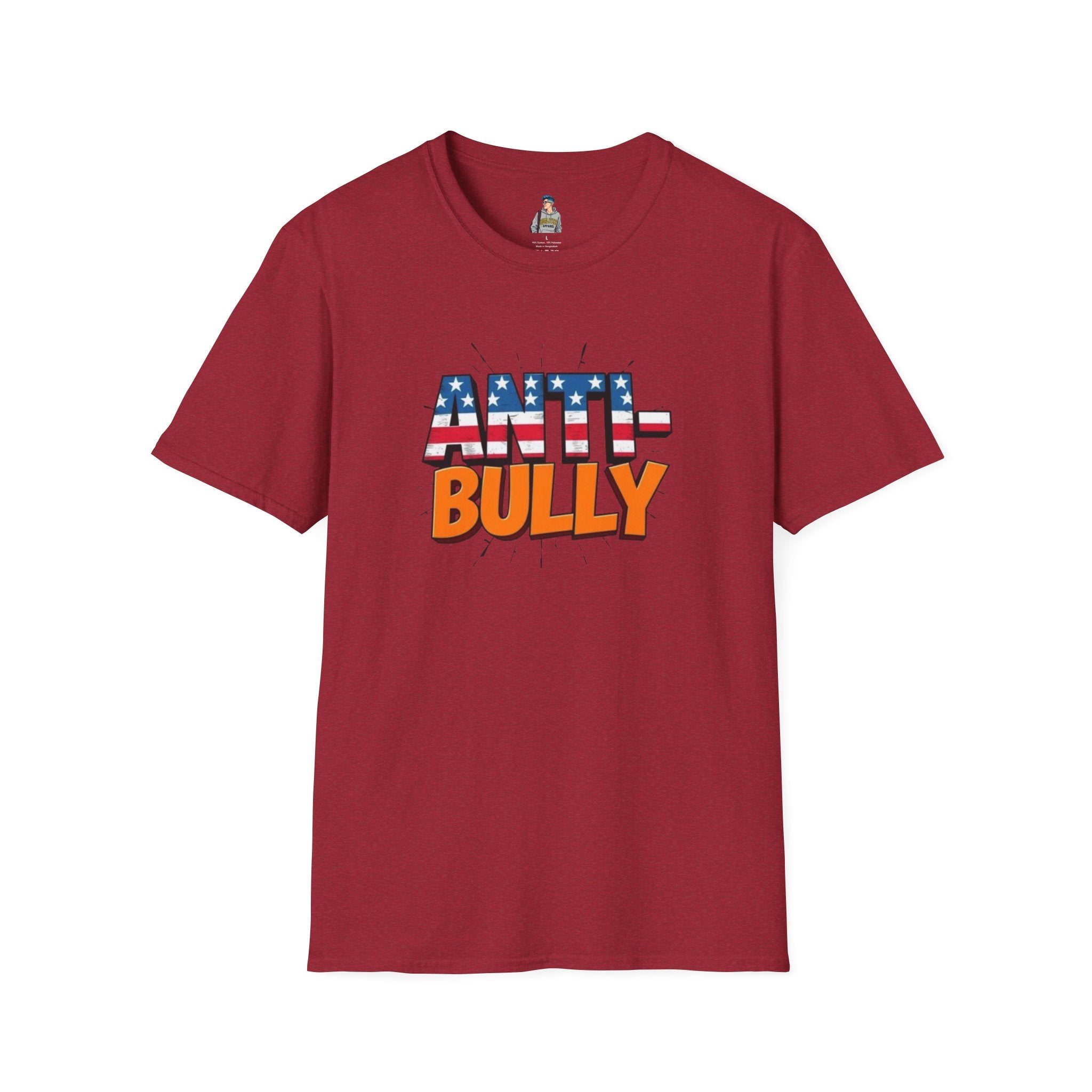Anti-Bully Unisex Softstyle T-Shirt - Support Anti-Bullying Awareness