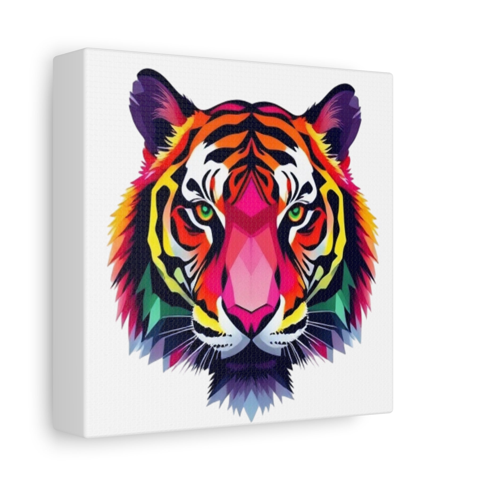 Colorful Tiger Canvas Art - Vibrant Wall Decor for Animal Lovers