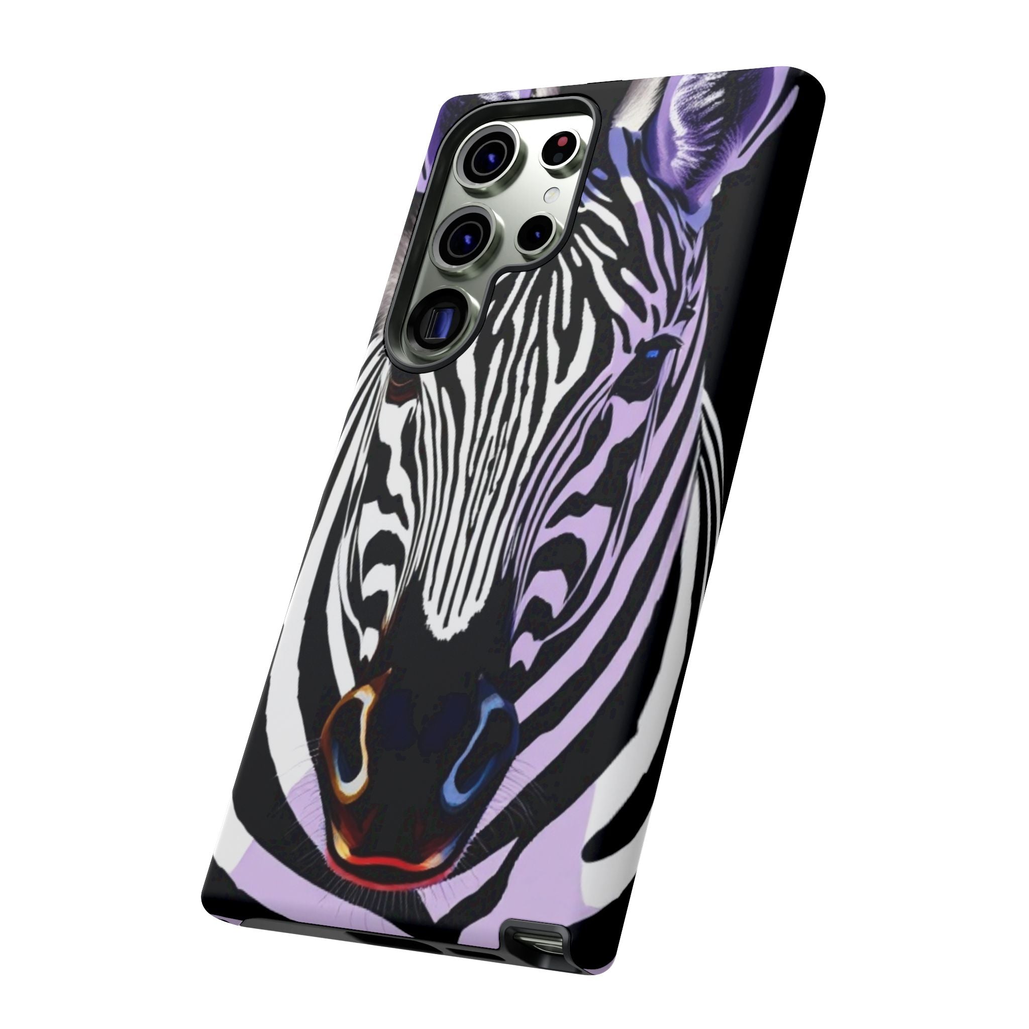 Android OR iPhone Compatible Cases - Zebra Design - Unique Tough Cases