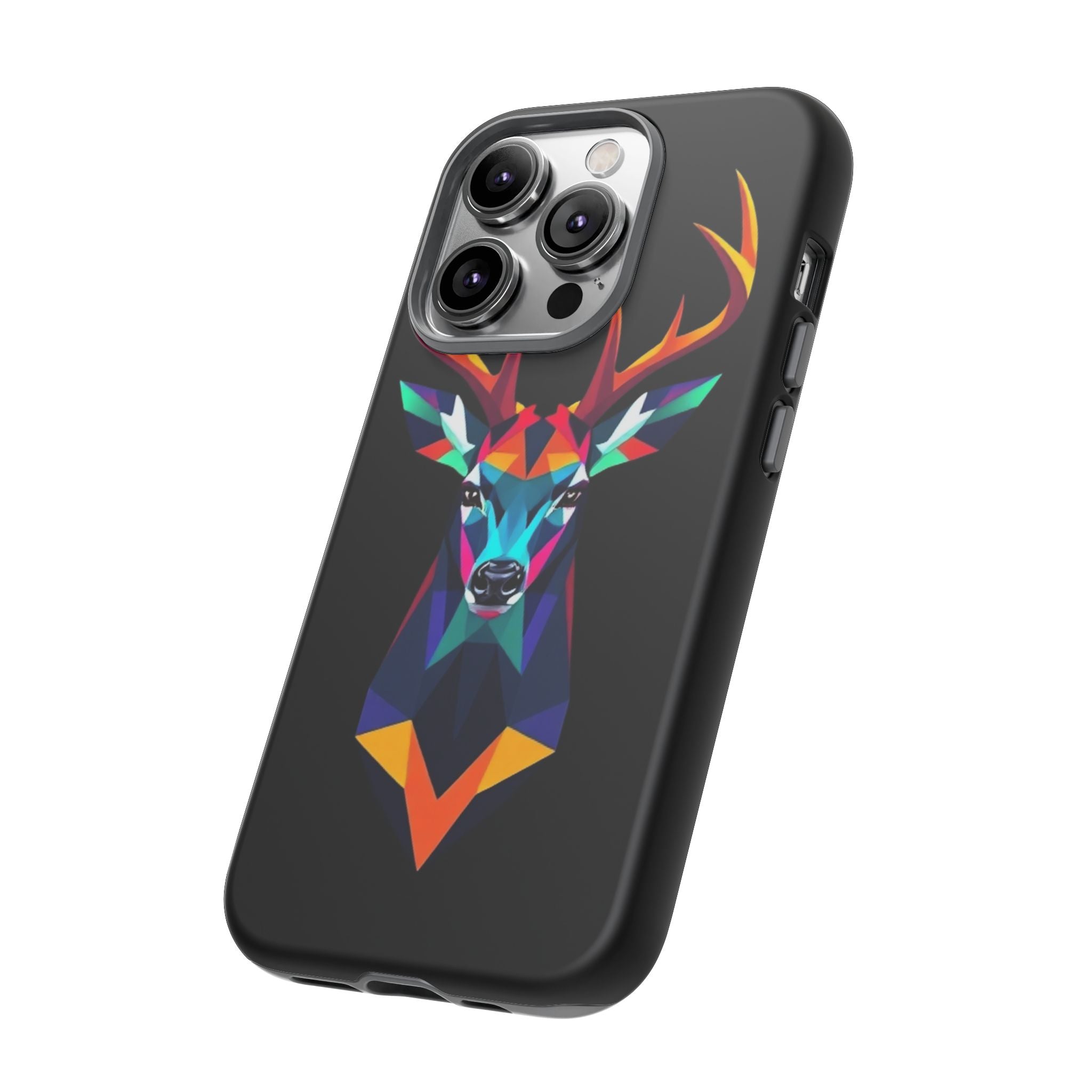 Colorful Fractal Deer Art Design Tough Case For Android & iPhone