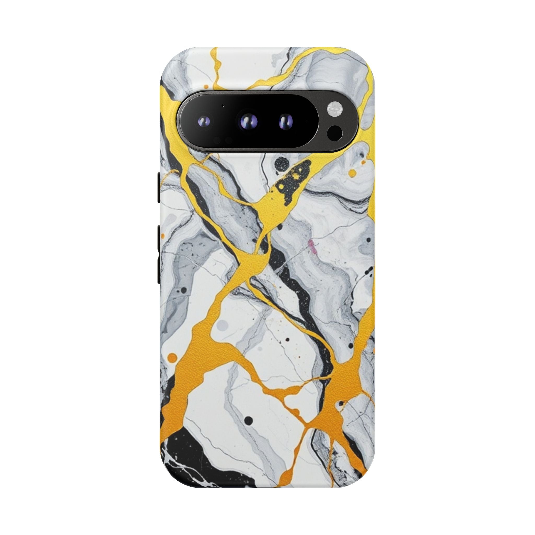 Beautiful Marble and Gold Design Tough Cases For Android & iPhone