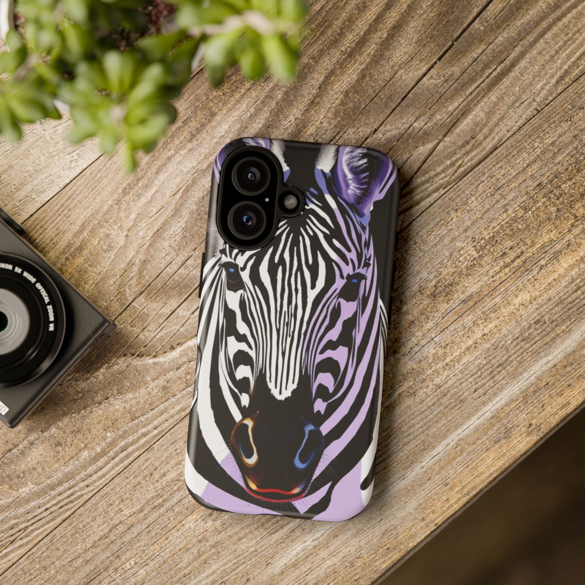 Android OR iPhone Compatible Cases - Zebra Design - Unique Tough Cases