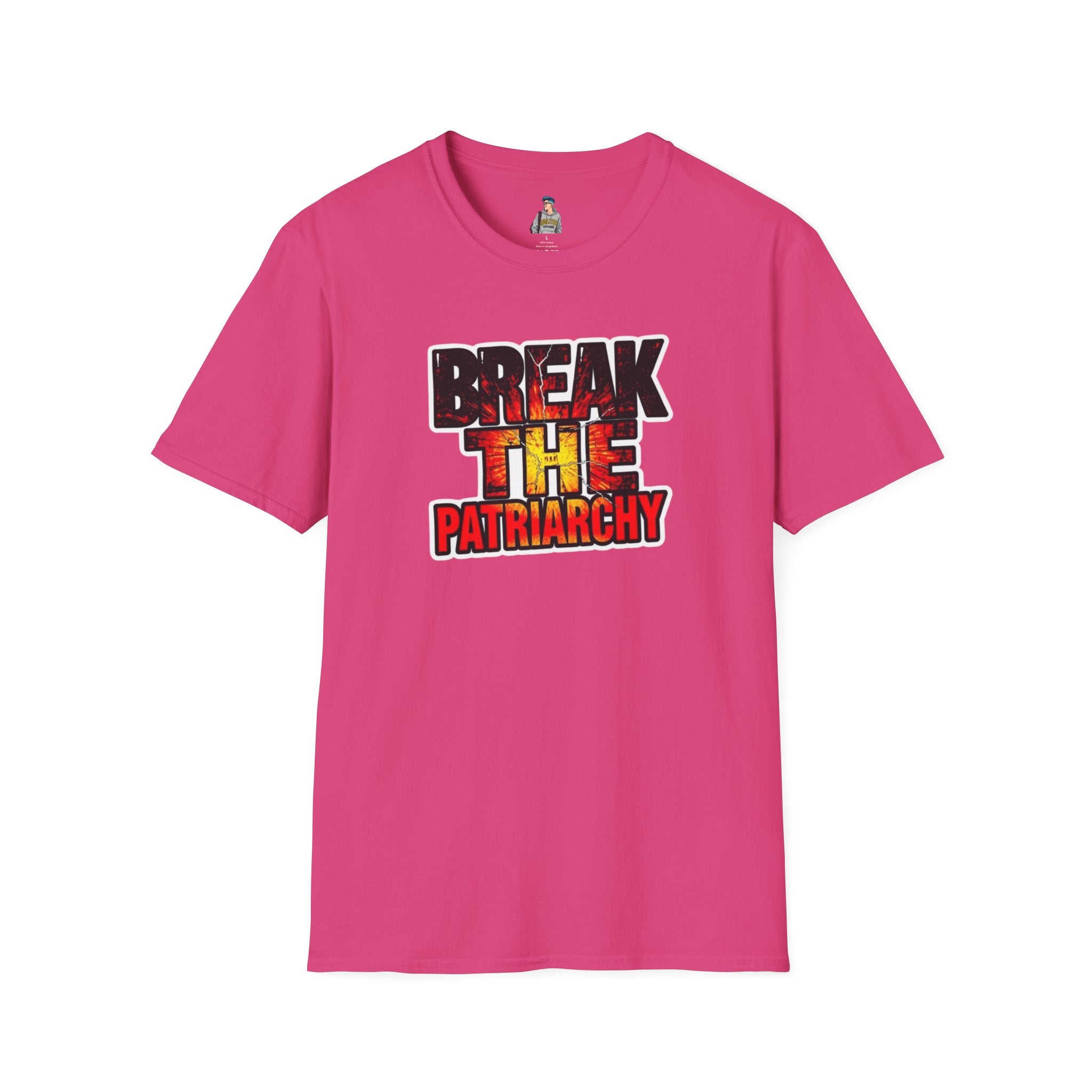 Break the Patriarchy Unisex Softstyle T-Shirt - Empowerment Wear for Social Change