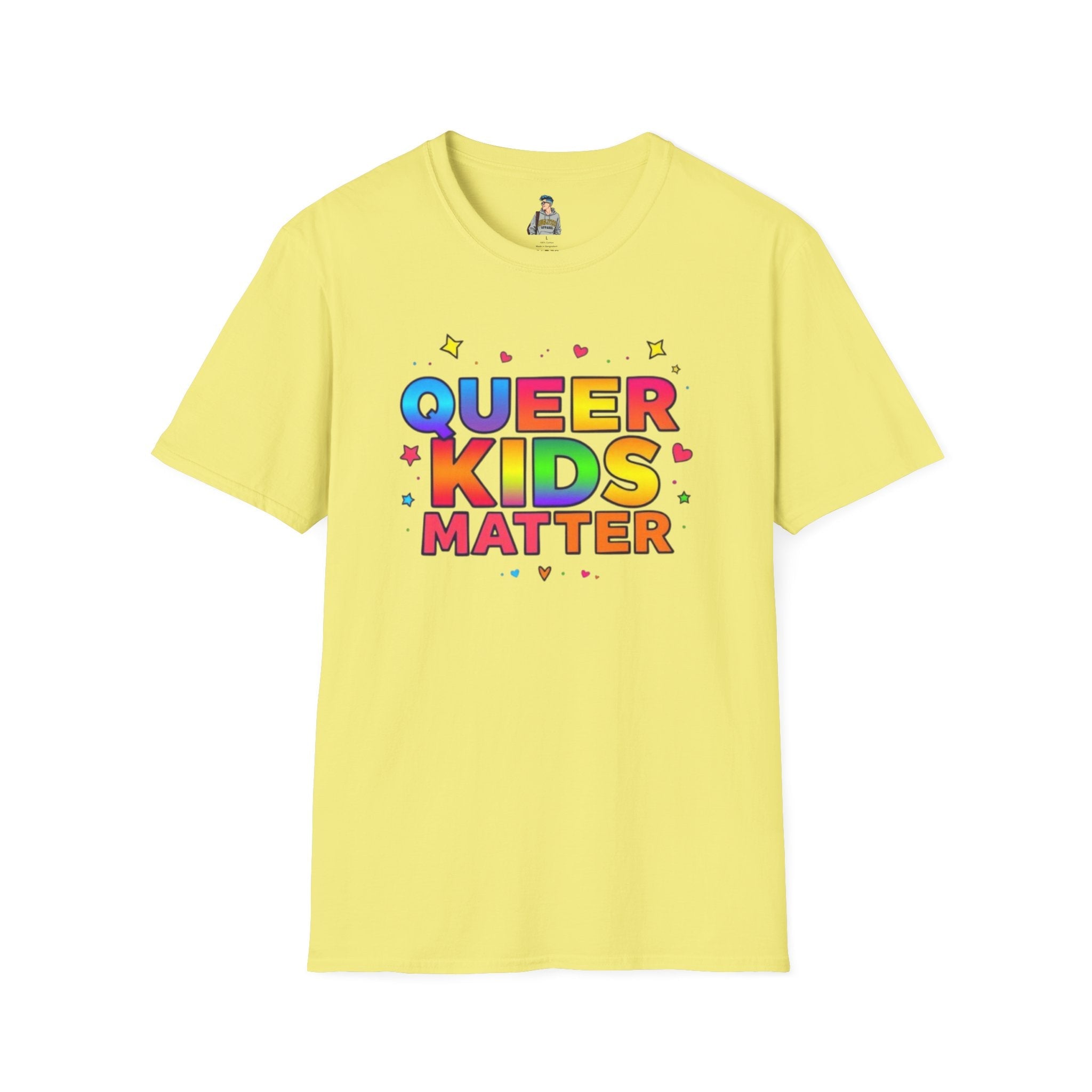 Colorful Queer Kids Matter Pride T-Shirt - EqualiTees.Me