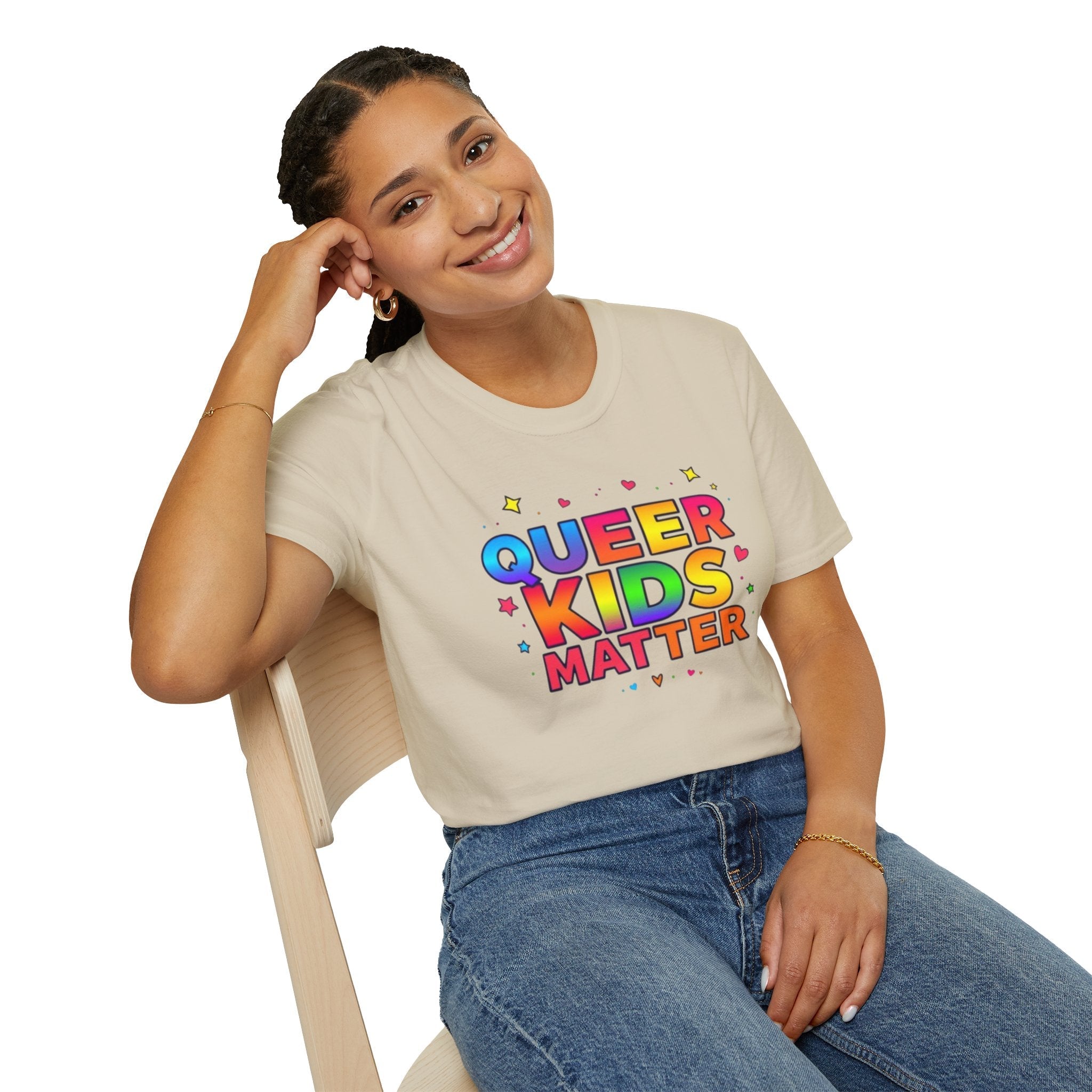 Colorful Queer Kids Matter Pride T-Shirt - EqualiTees.Me