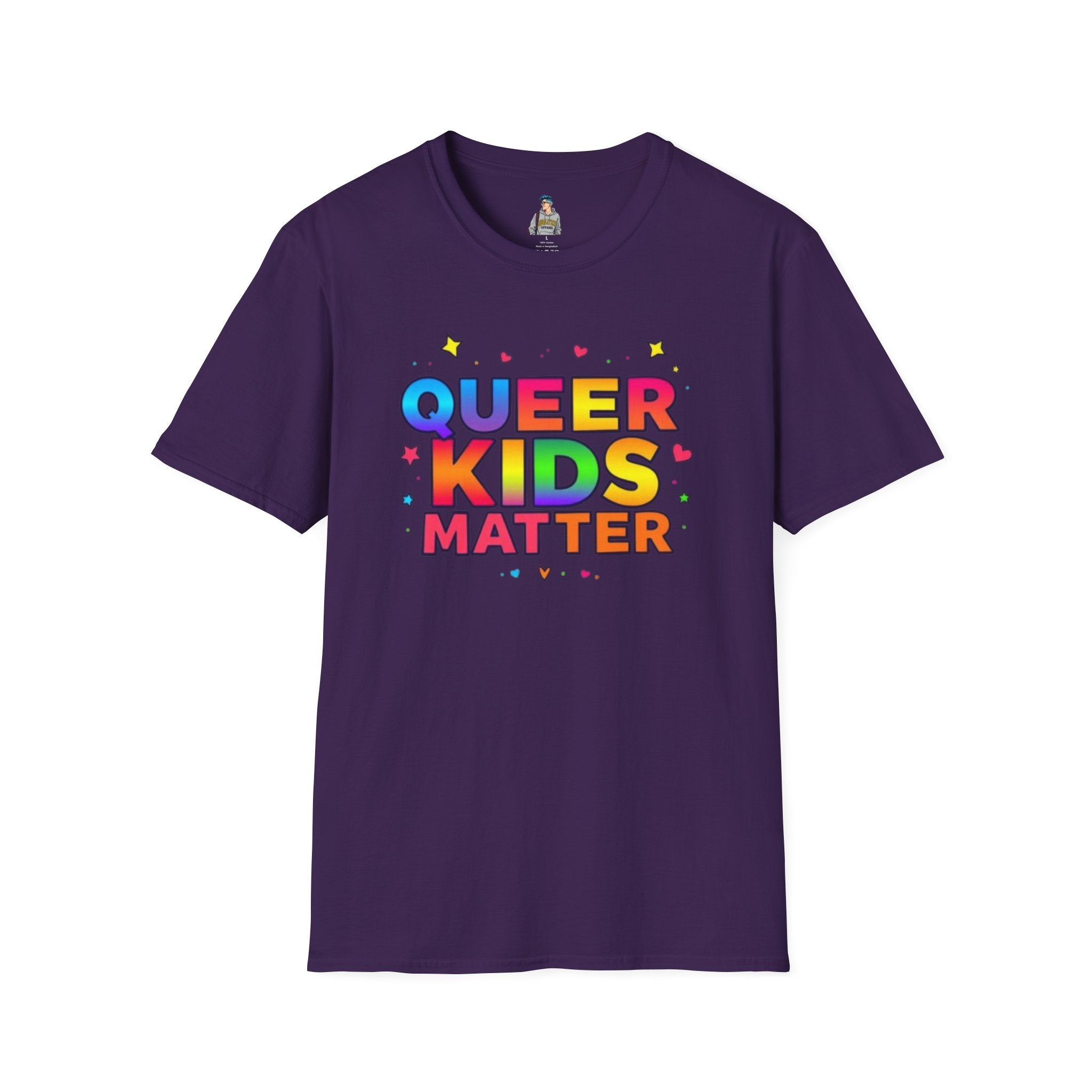 Colorful Queer Kids Matter Pride T-Shirt - EqualiTees.Me