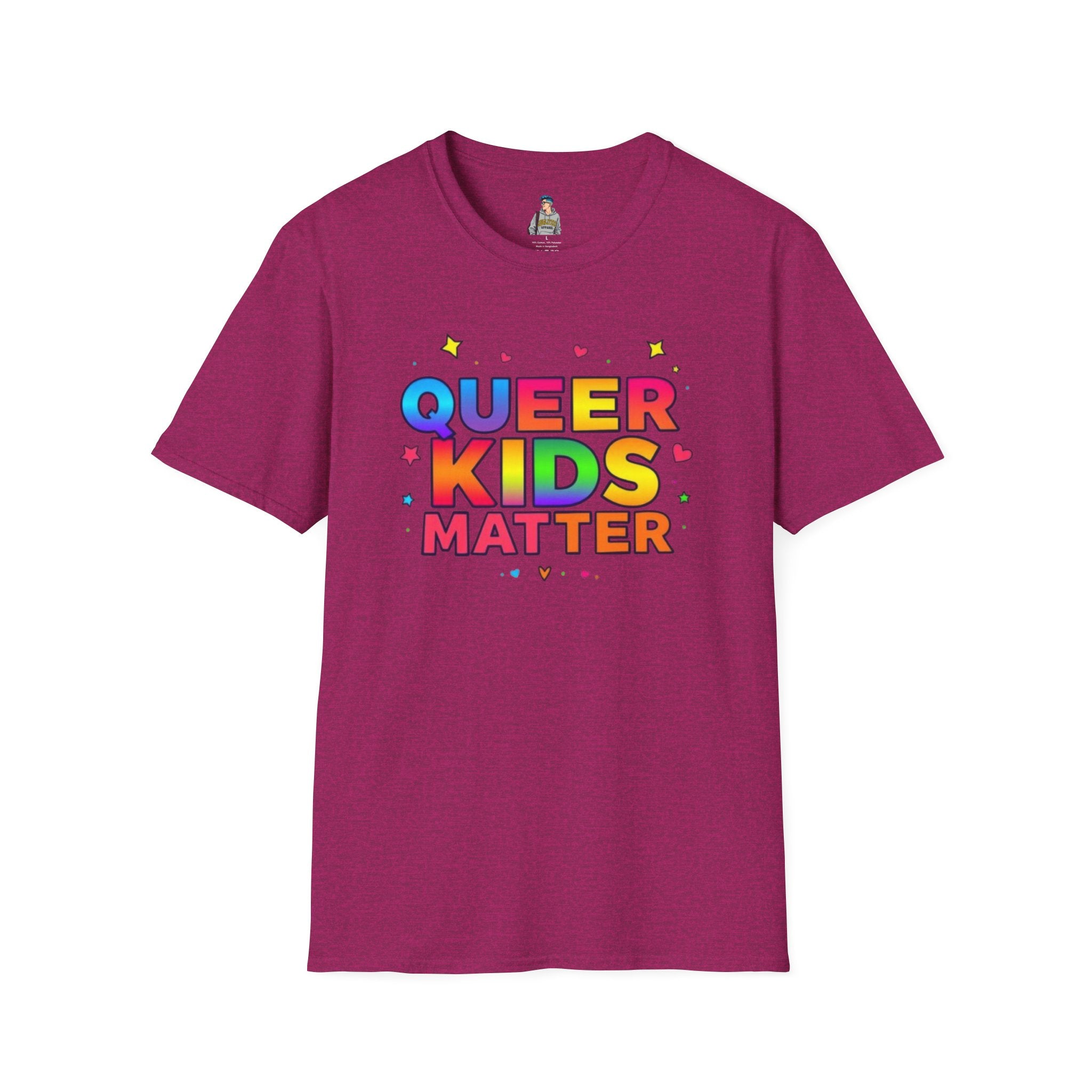 Colorful Queer Kids Matter Pride T-Shirt - EqualiTees.Me