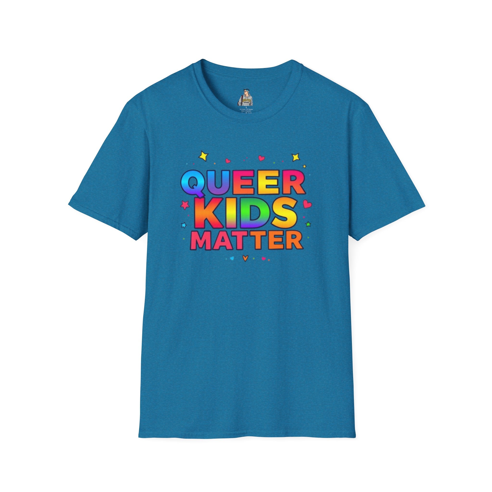 Colorful Queer Kids Matter Pride T-Shirt - EqualiTees.Me